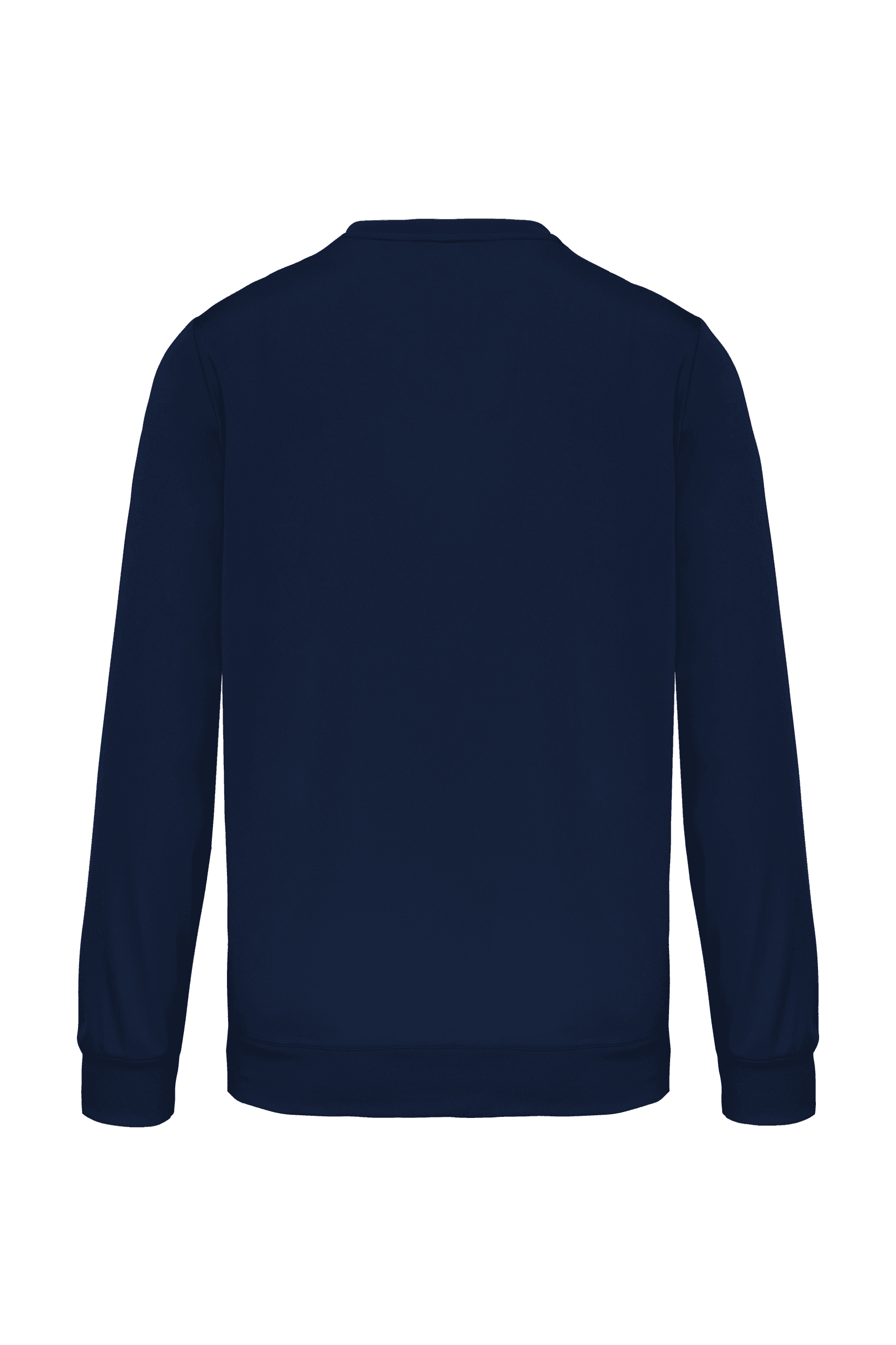Sweat-shirt polyester — coloris Sporty Navy / White (Bleu)