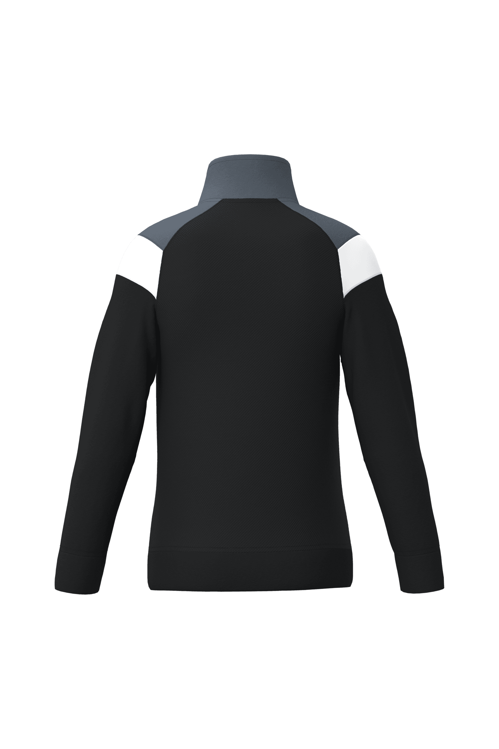 Veste de survêtement zippée enfant — coloris Black / sporty grey (Noir)