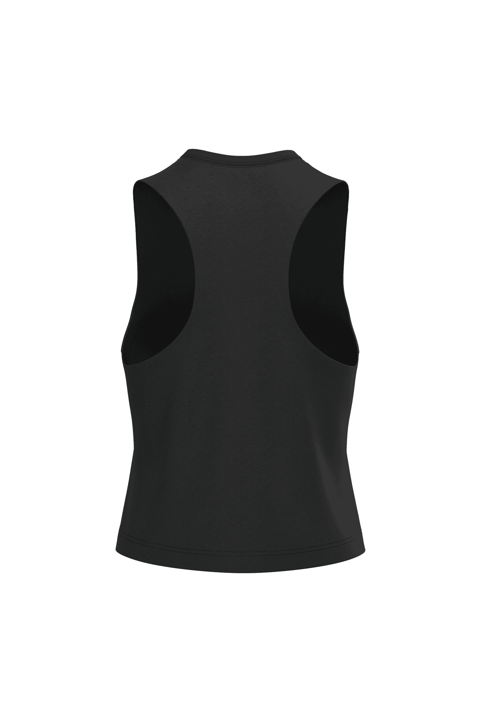 Débardeur crop Triblend femme — coloris Black (Noir)