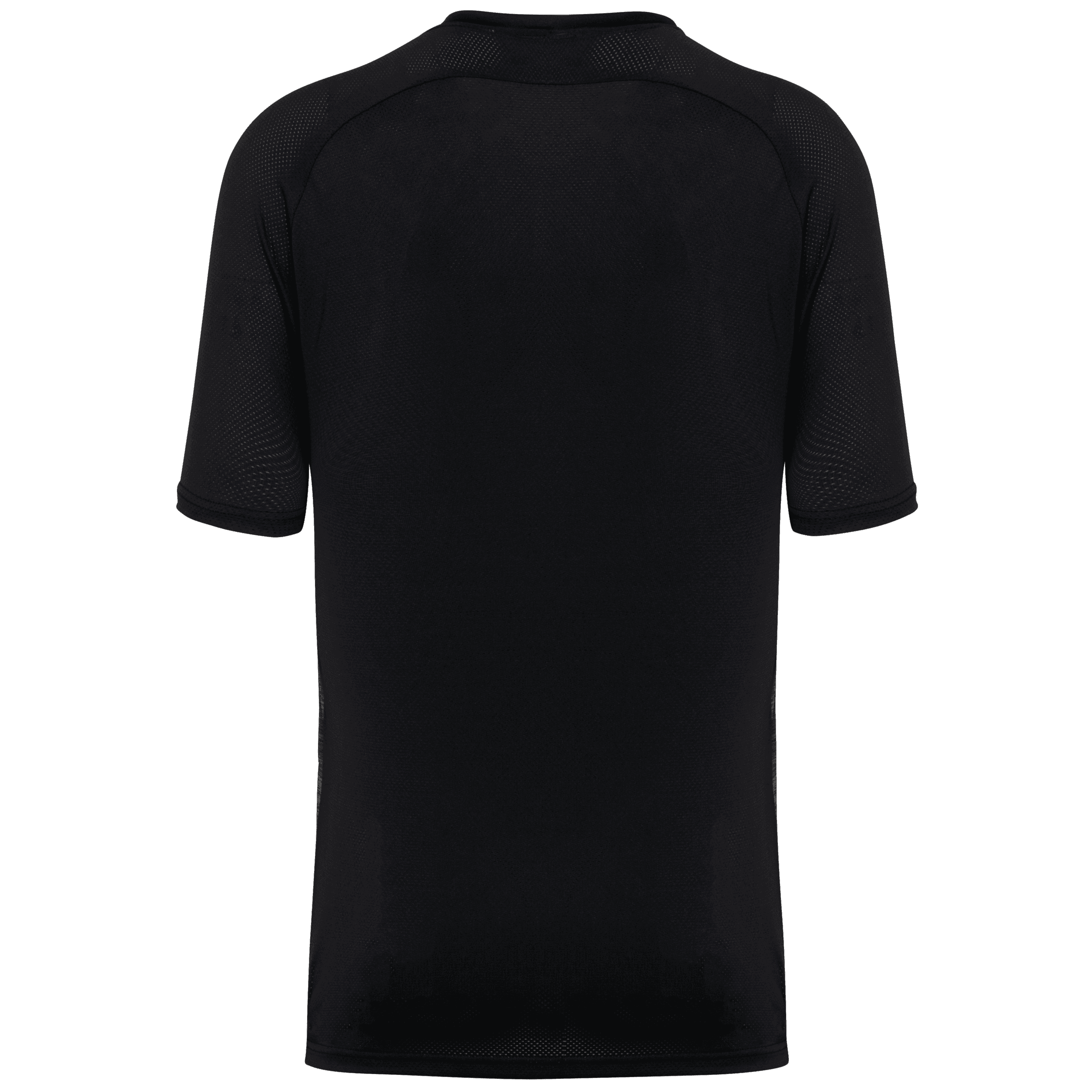 T-shirt de padel bicolore à manches raglan homme — coloris Black (Noir)