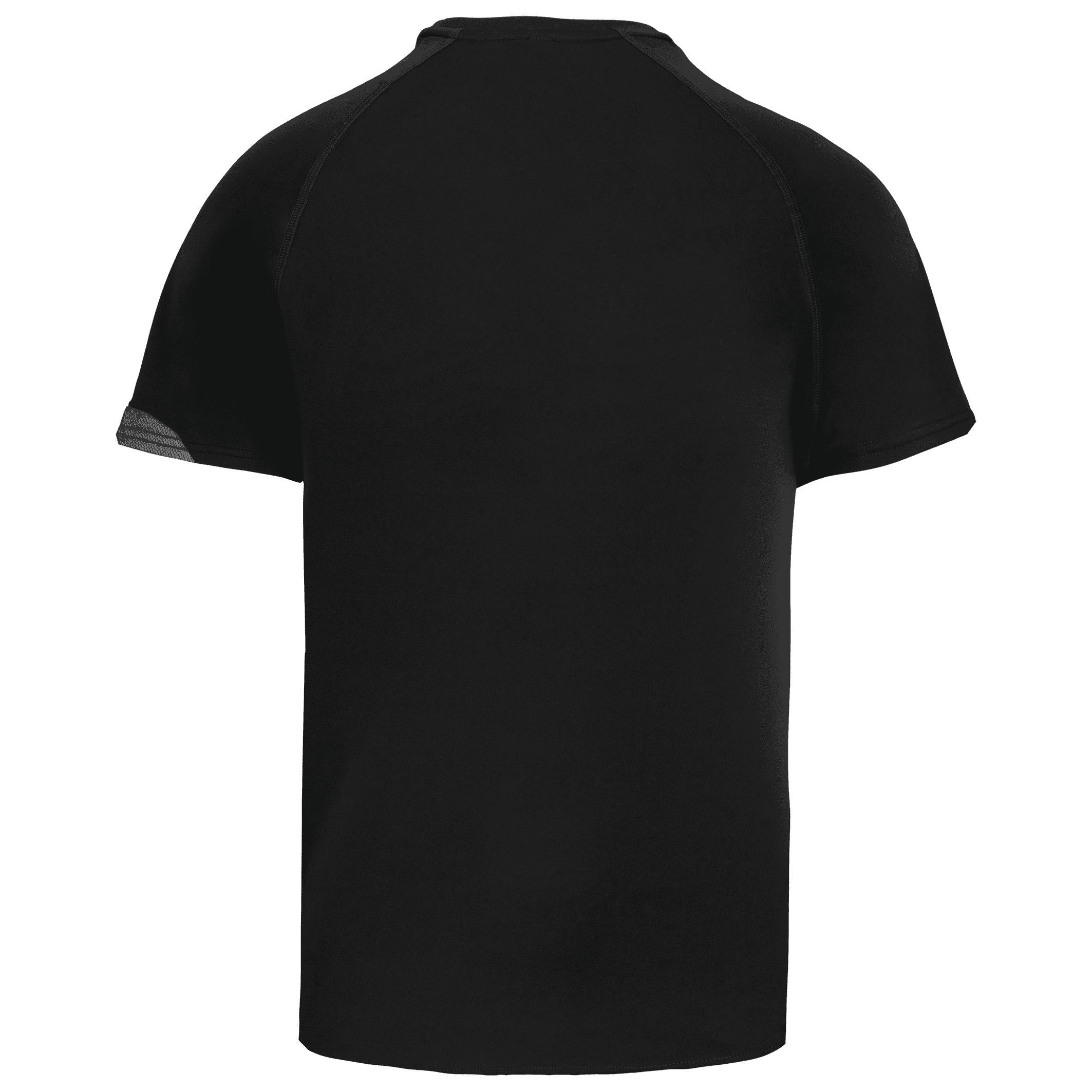 Maillot multisport manches courtes enfant — coloris Black / White / Storm Grey (Noir)