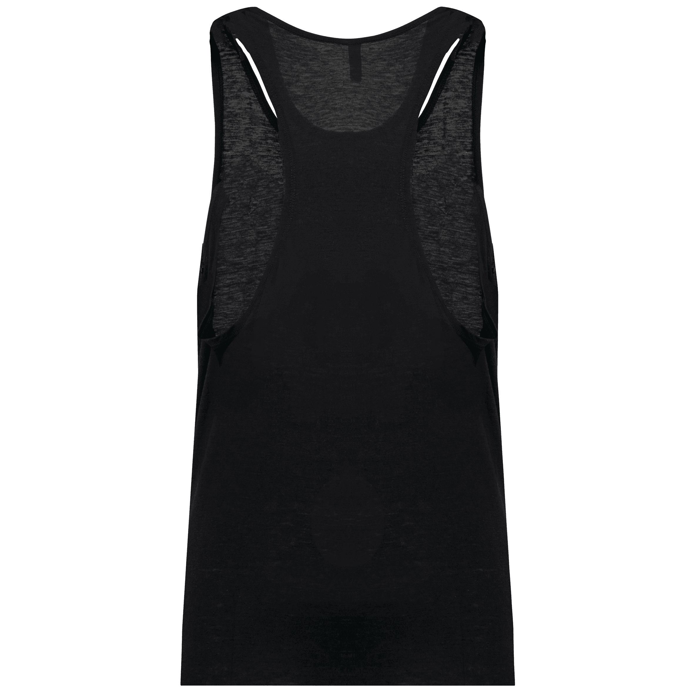 Débardeur triblend homme — coloris Black (Noir)