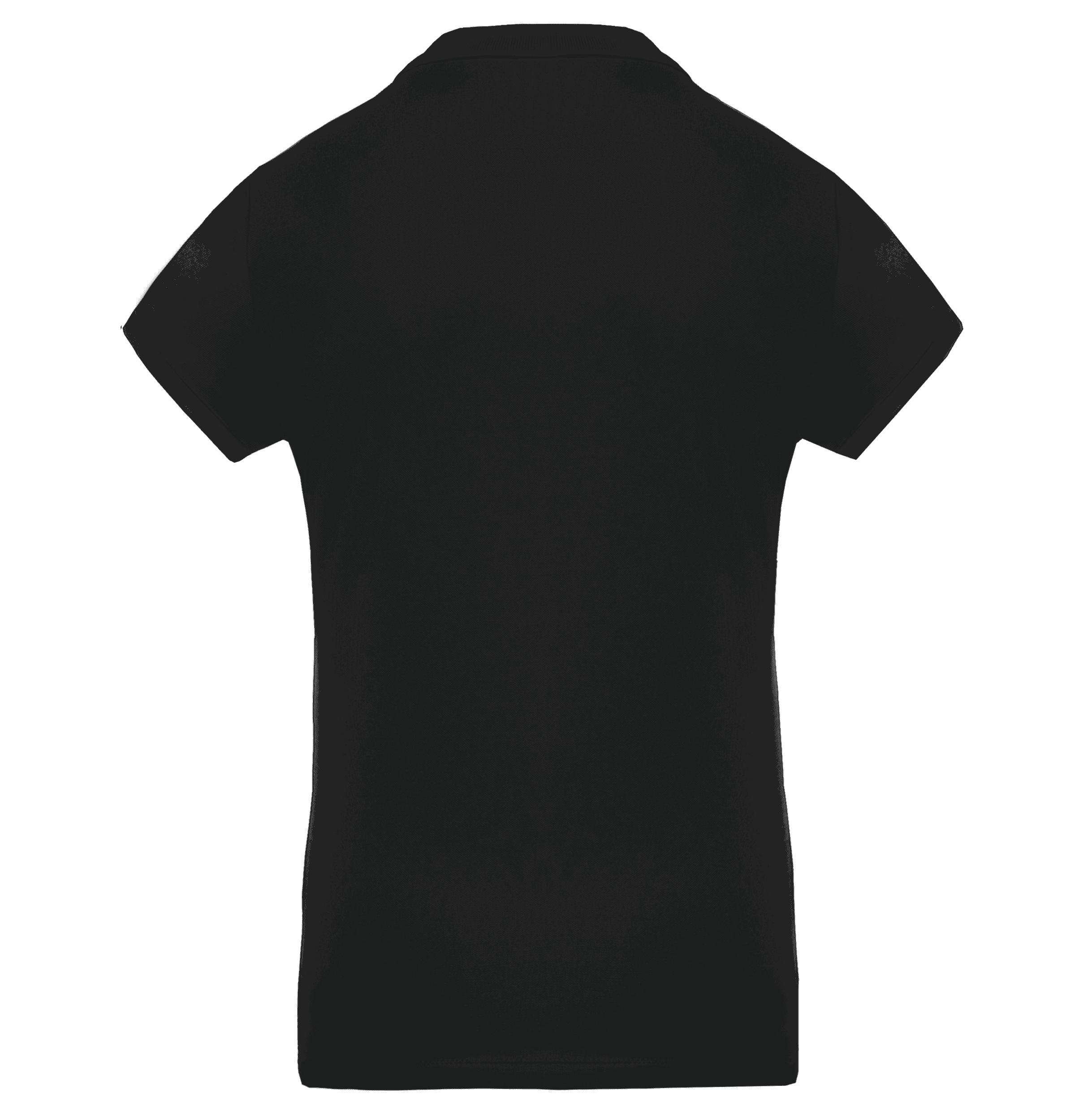 Polo piqué performance femme — coloris Black (Noir)