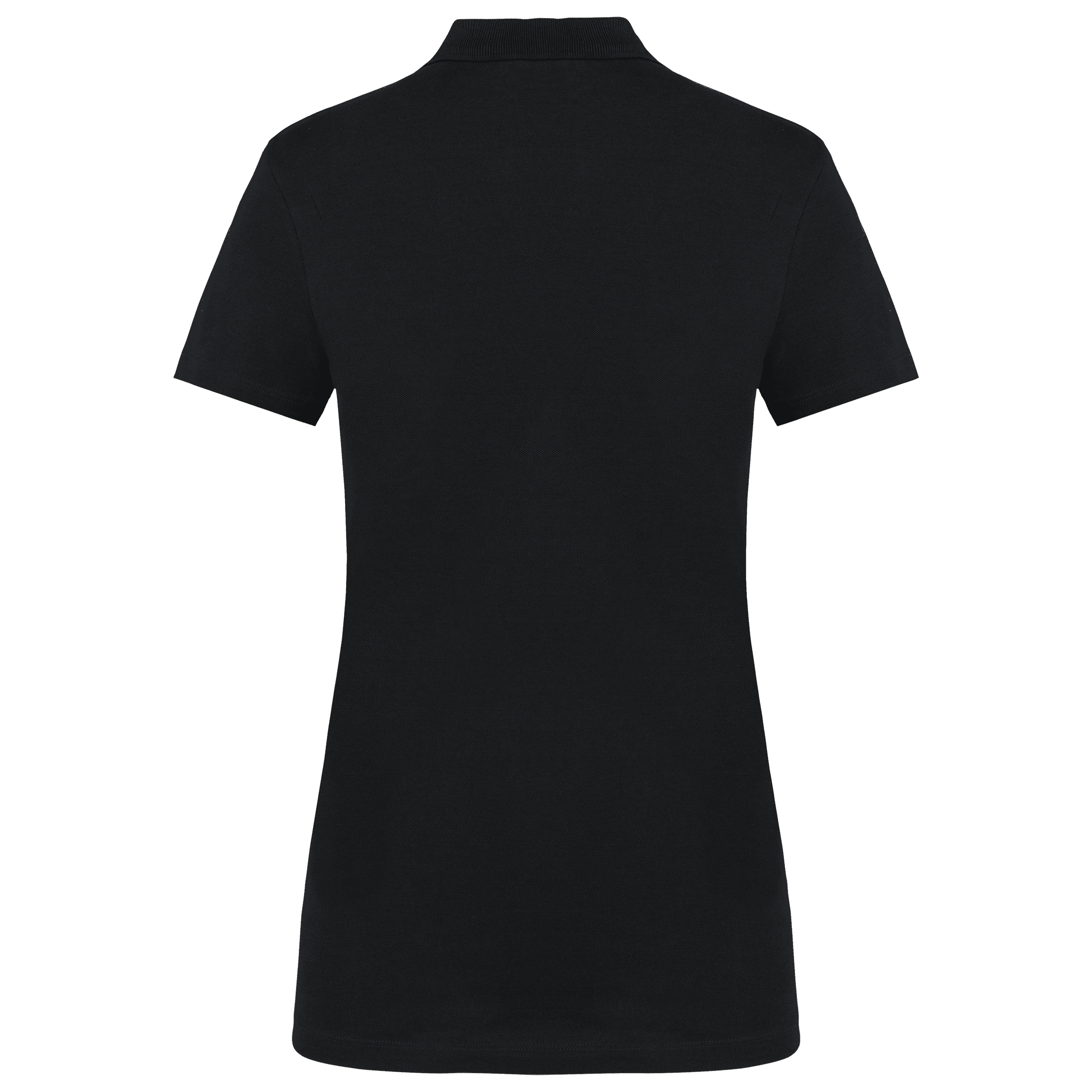 Polo Supima® manches courtes femme — coloris Black (Noir)