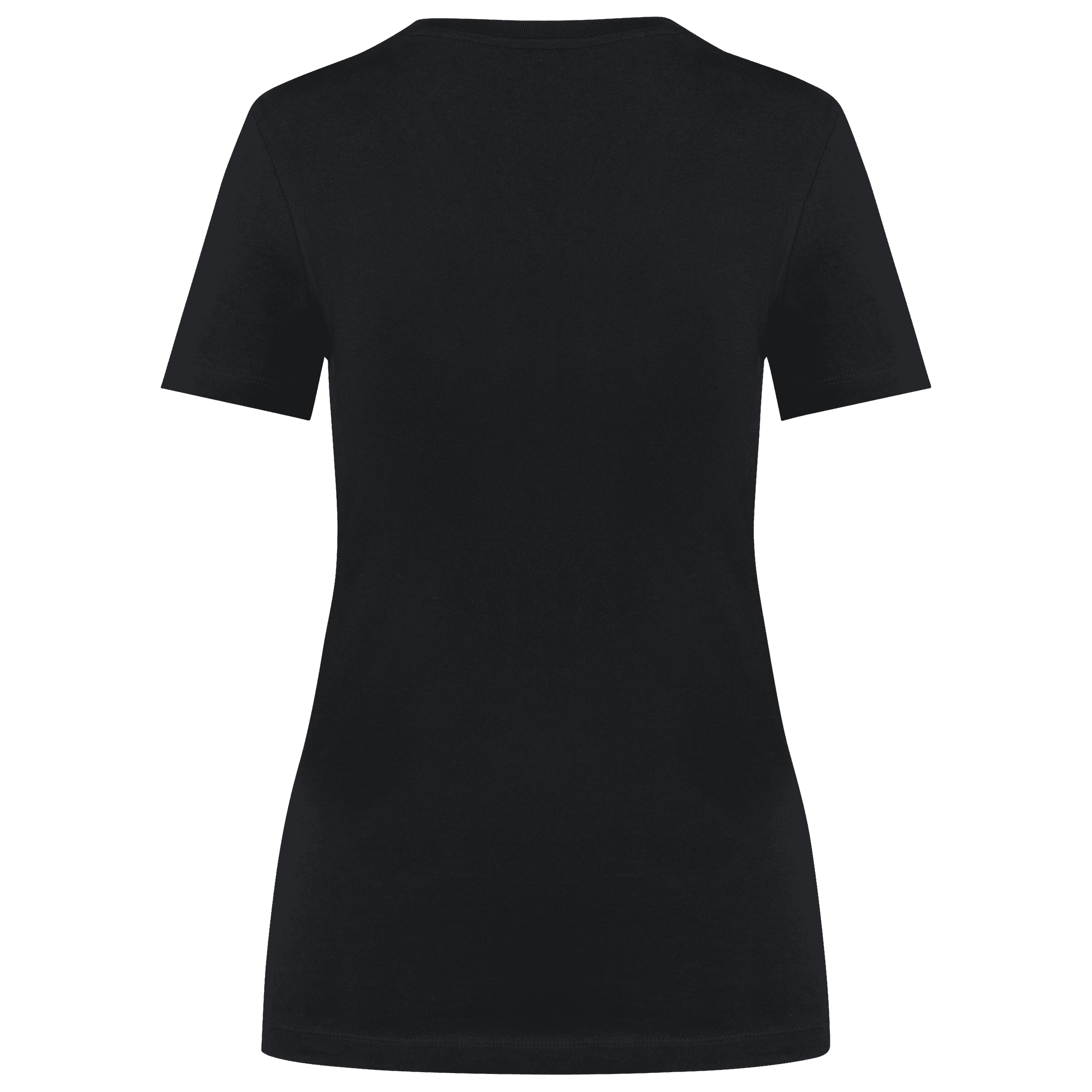 T-shirt Supima® col rond manches courtes femme — coloris Black (Noir)