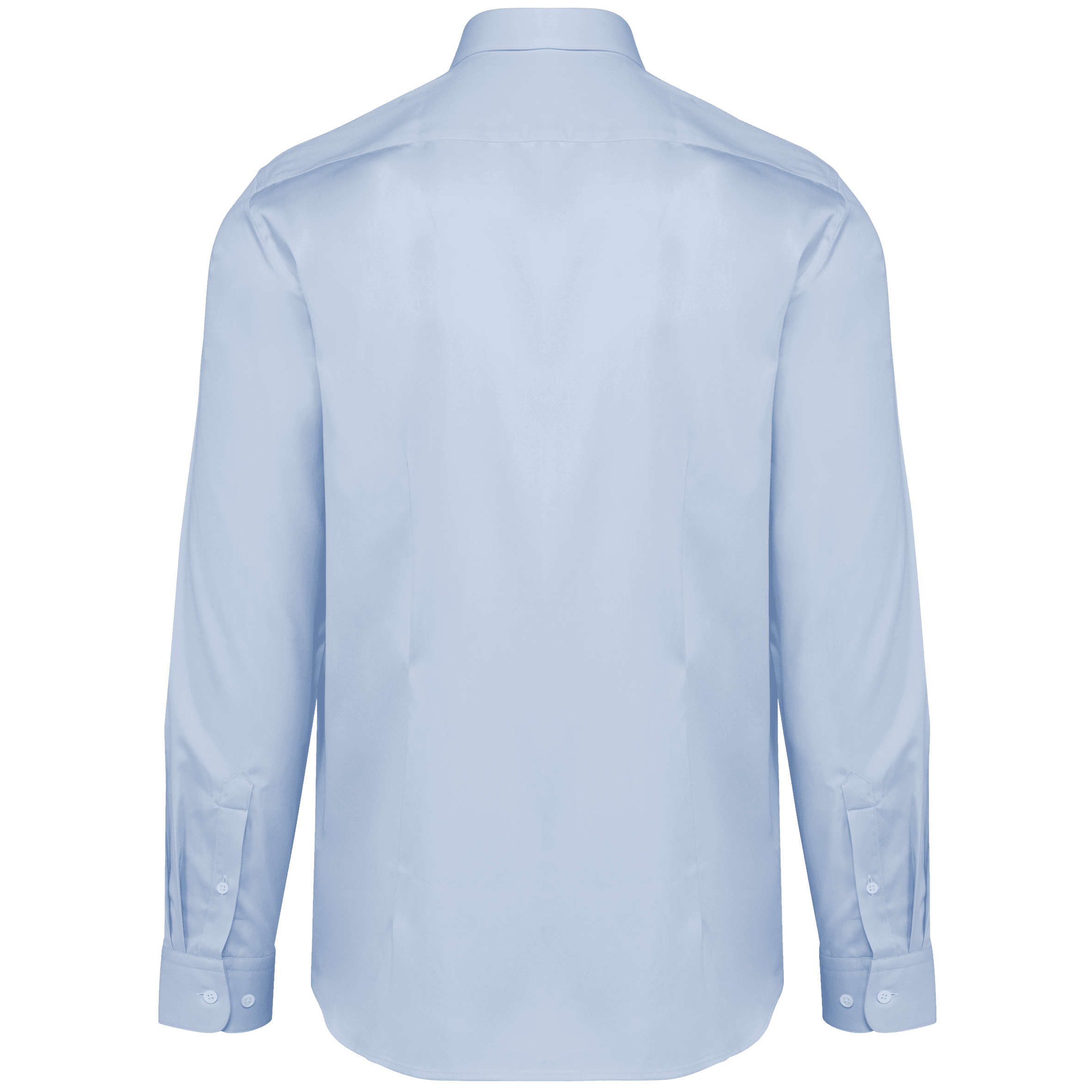 Chemise popeline manches longues homme — coloris Essential Sky Blue (Bleu)