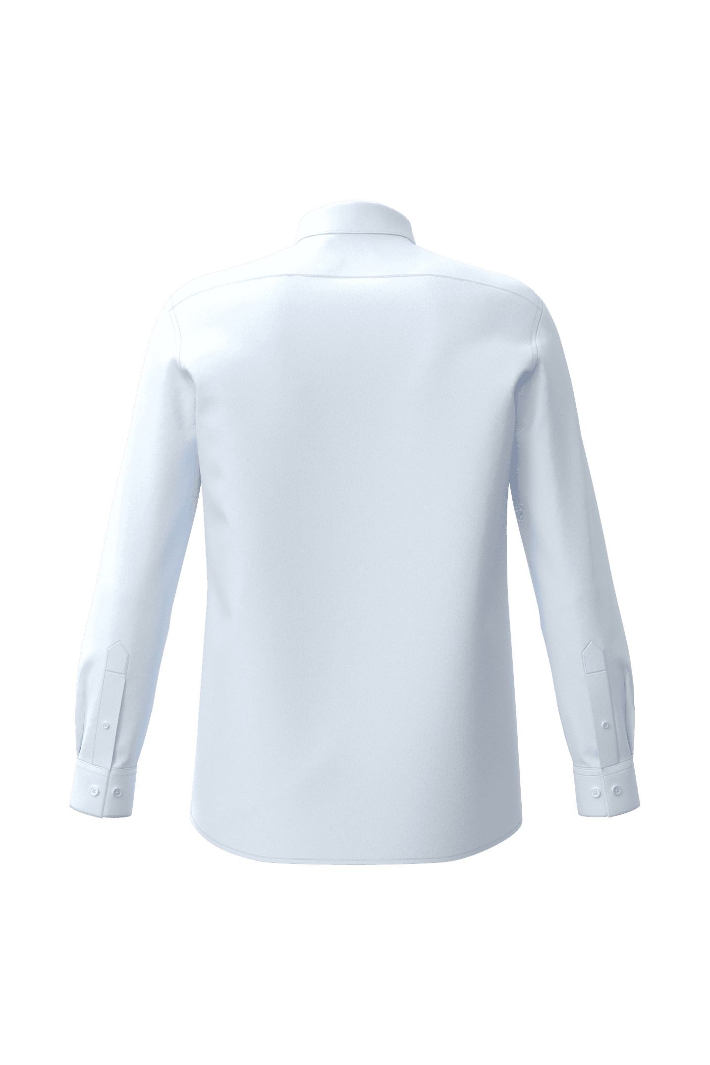 Chemise popeline en coton Supima® homme — coloris White (Blanc)