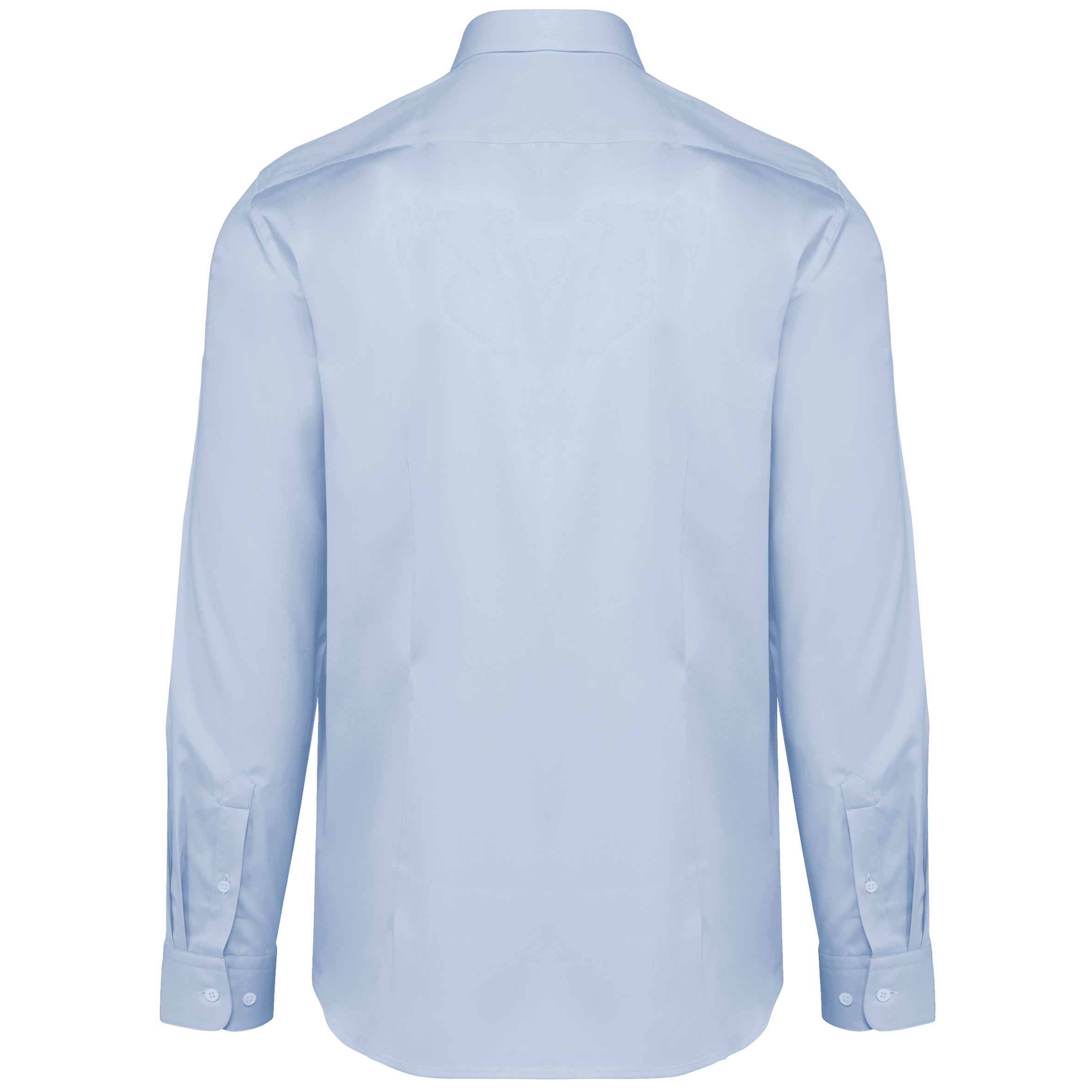 Chemise twill manches longues homme — coloris Essential Light Blue (Bleu)