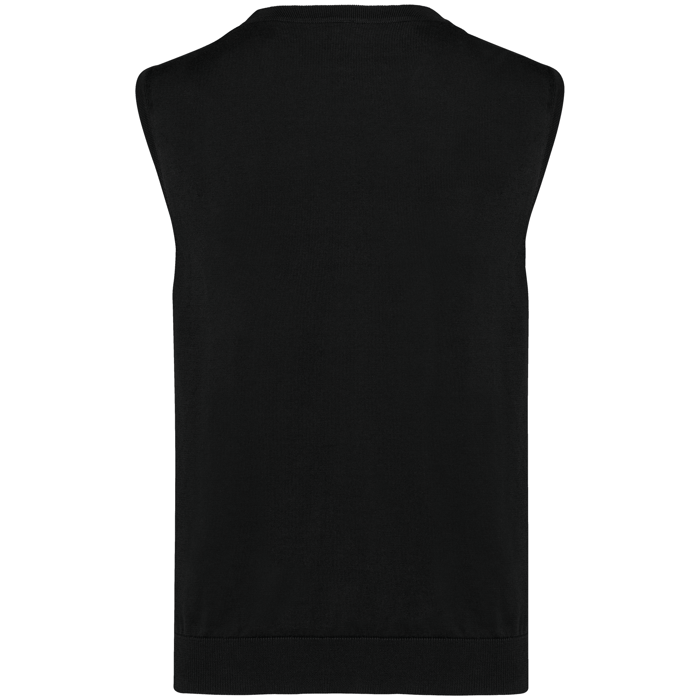 Gilet Supima® homme — coloris Black (Noir)