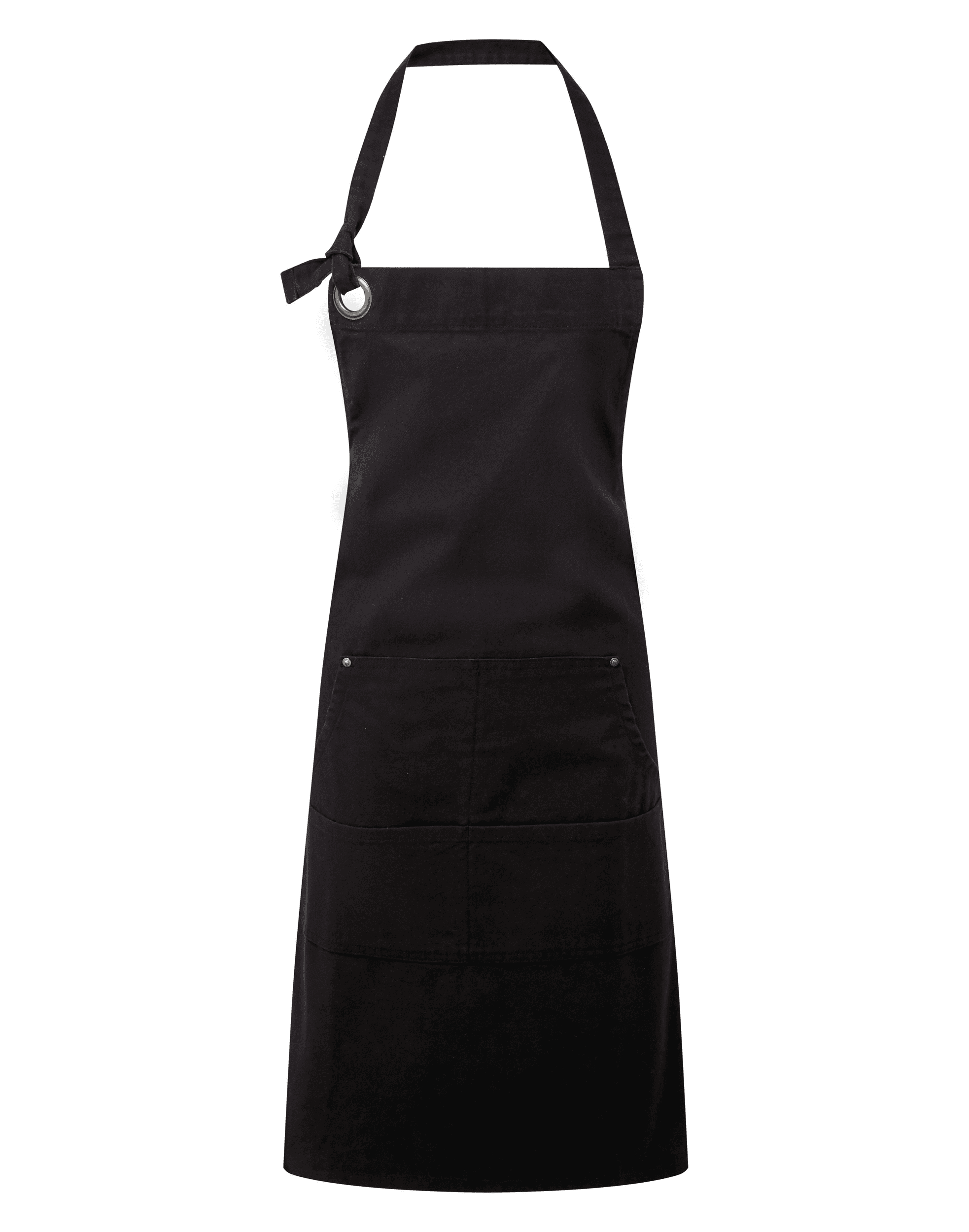 Tablier à bavette "Calibre" — coloris Black (Noir)