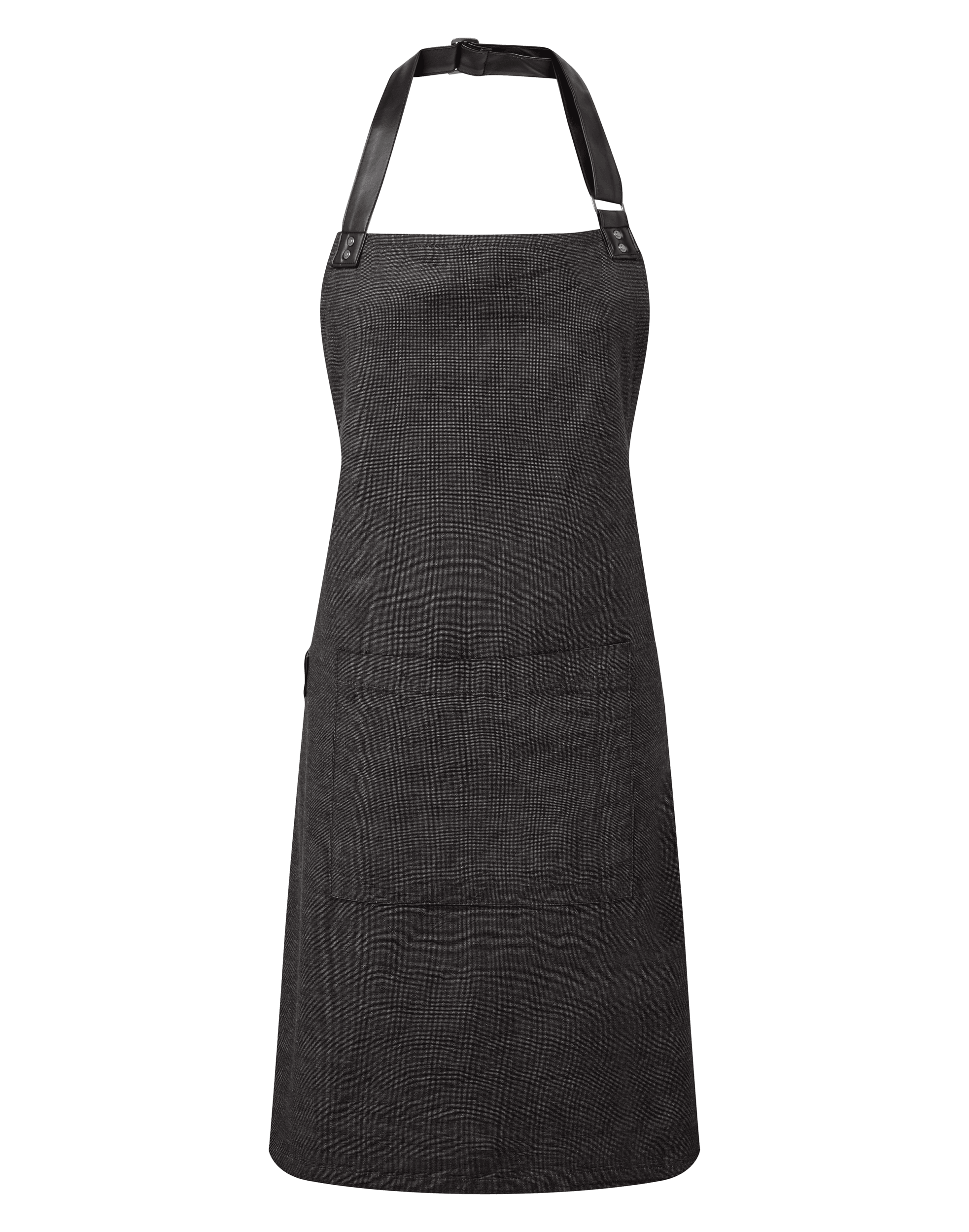 Tablier à bavette "Annex" — coloris Black (Noir)