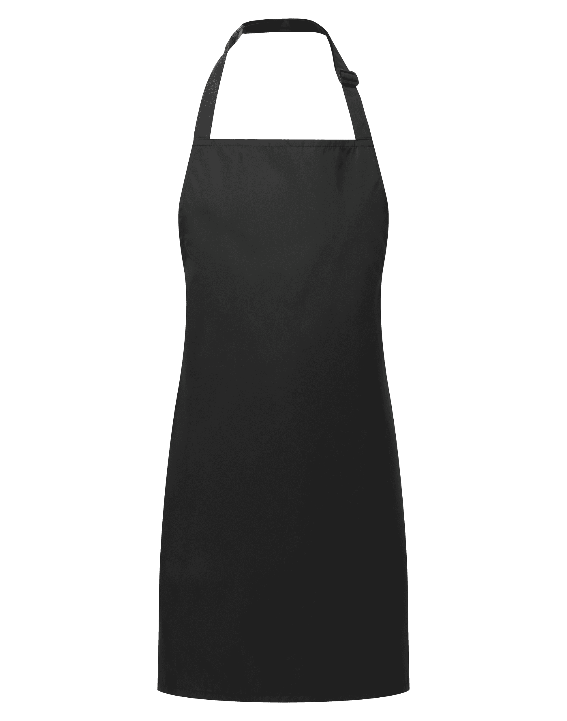 Tablier à bavette imperméable "Essential" — coloris Black (Noir)