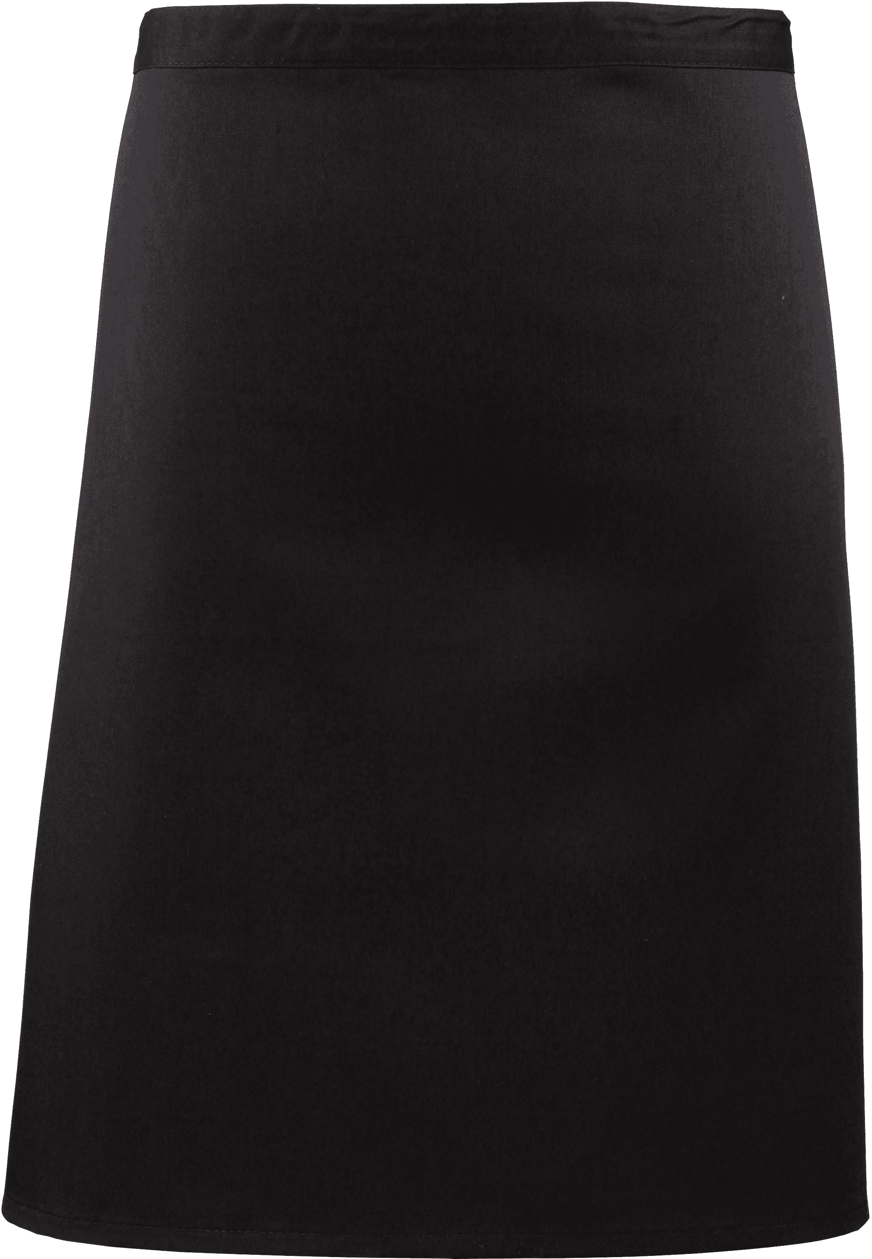 Tablier taille "Colours" mi-long — coloris Black (Noir)