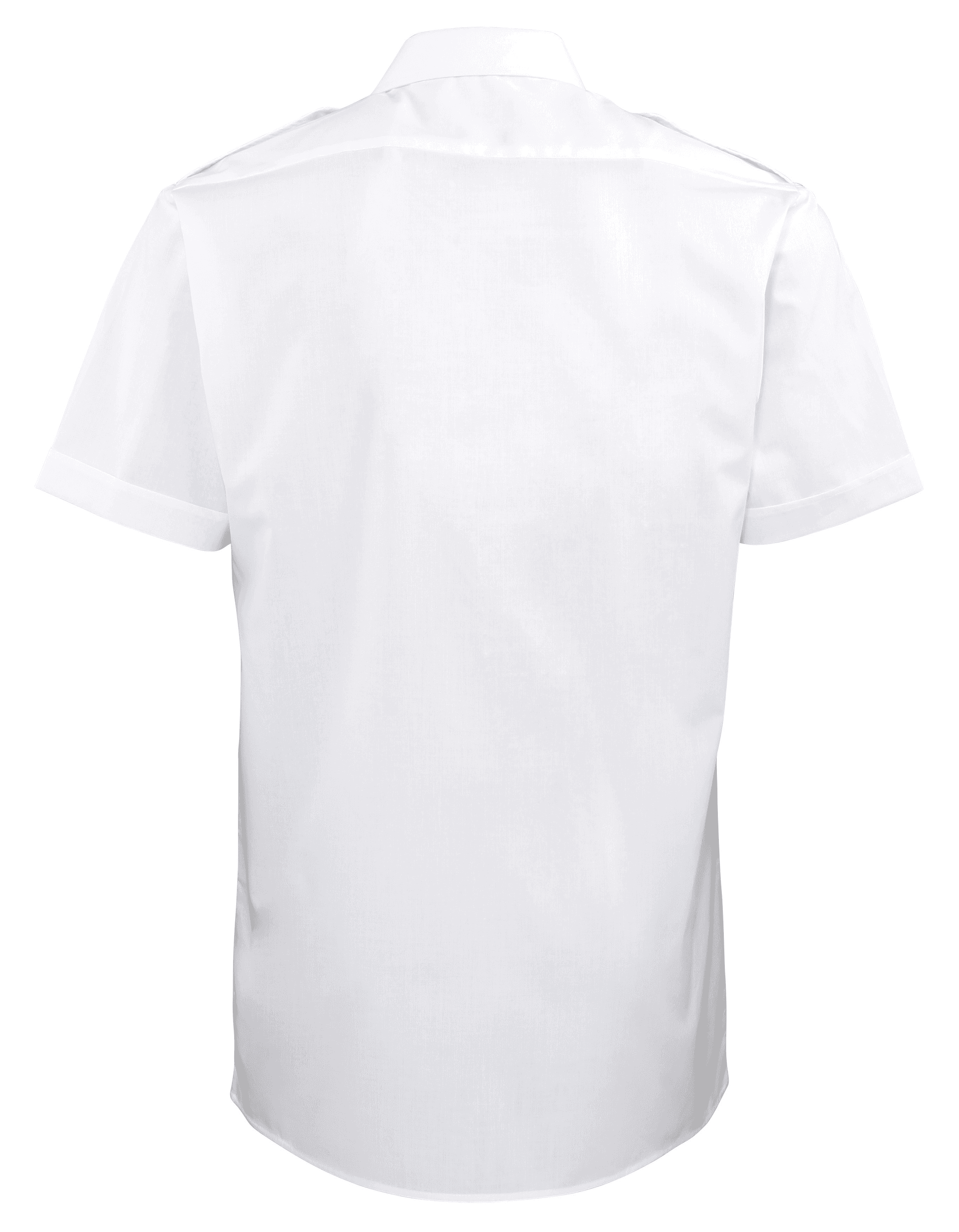 Chemise Homme manches courtes Pilote — coloris White (Blanc)