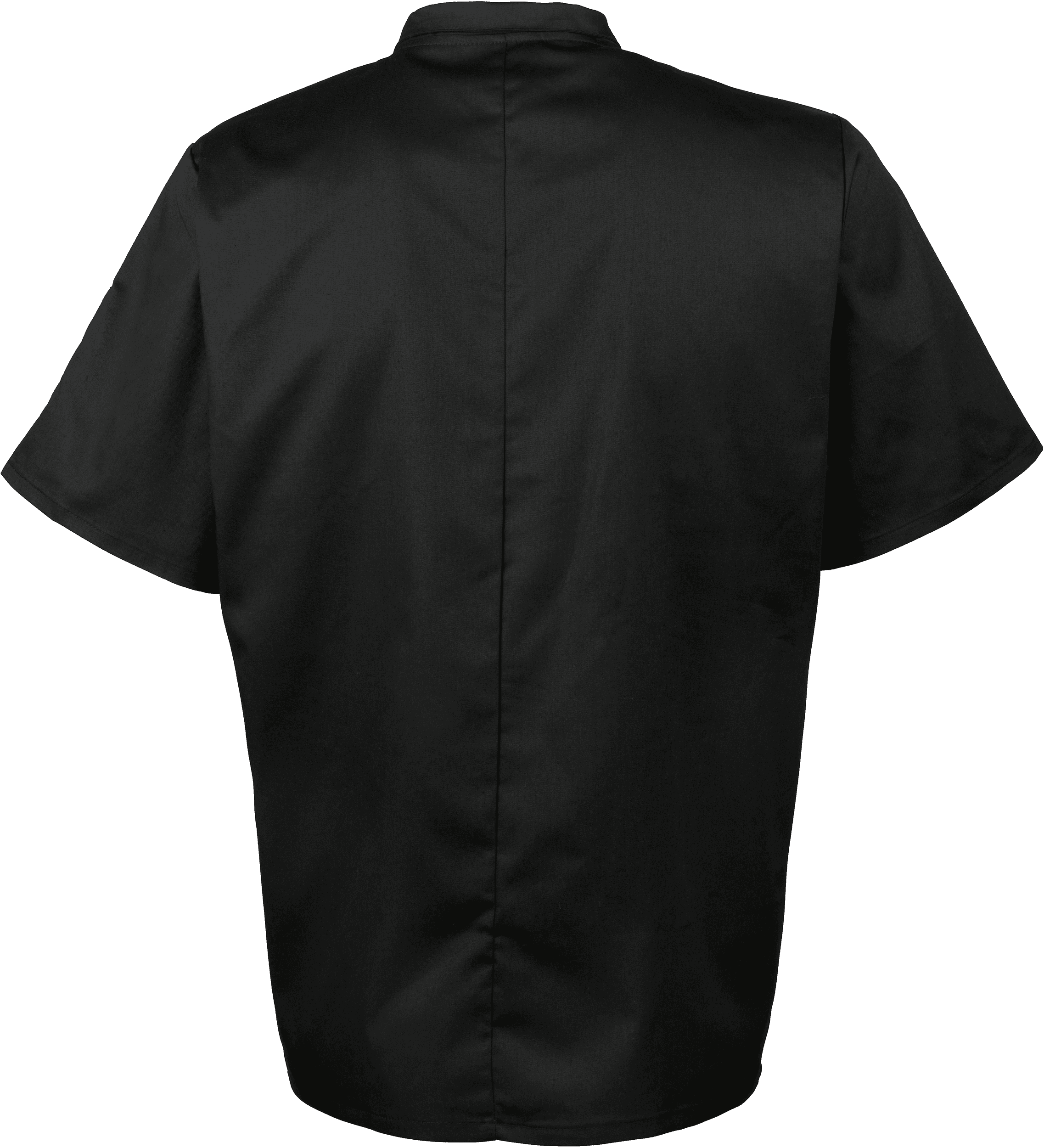 Veste de cuisine manches courtes — coloris Black (Noir)