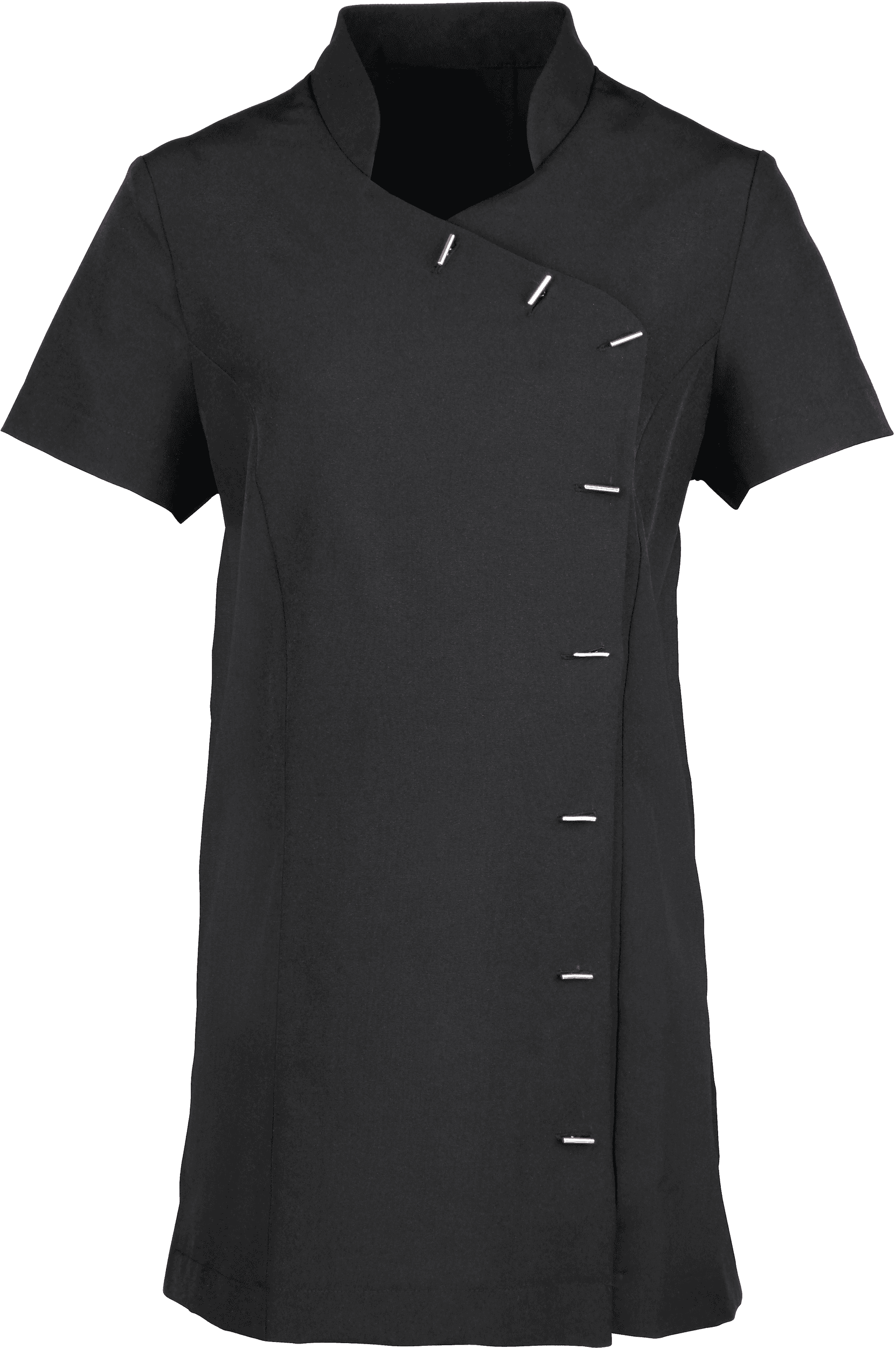 Tunique boutonnée "Orchid" — coloris Black (Noir)