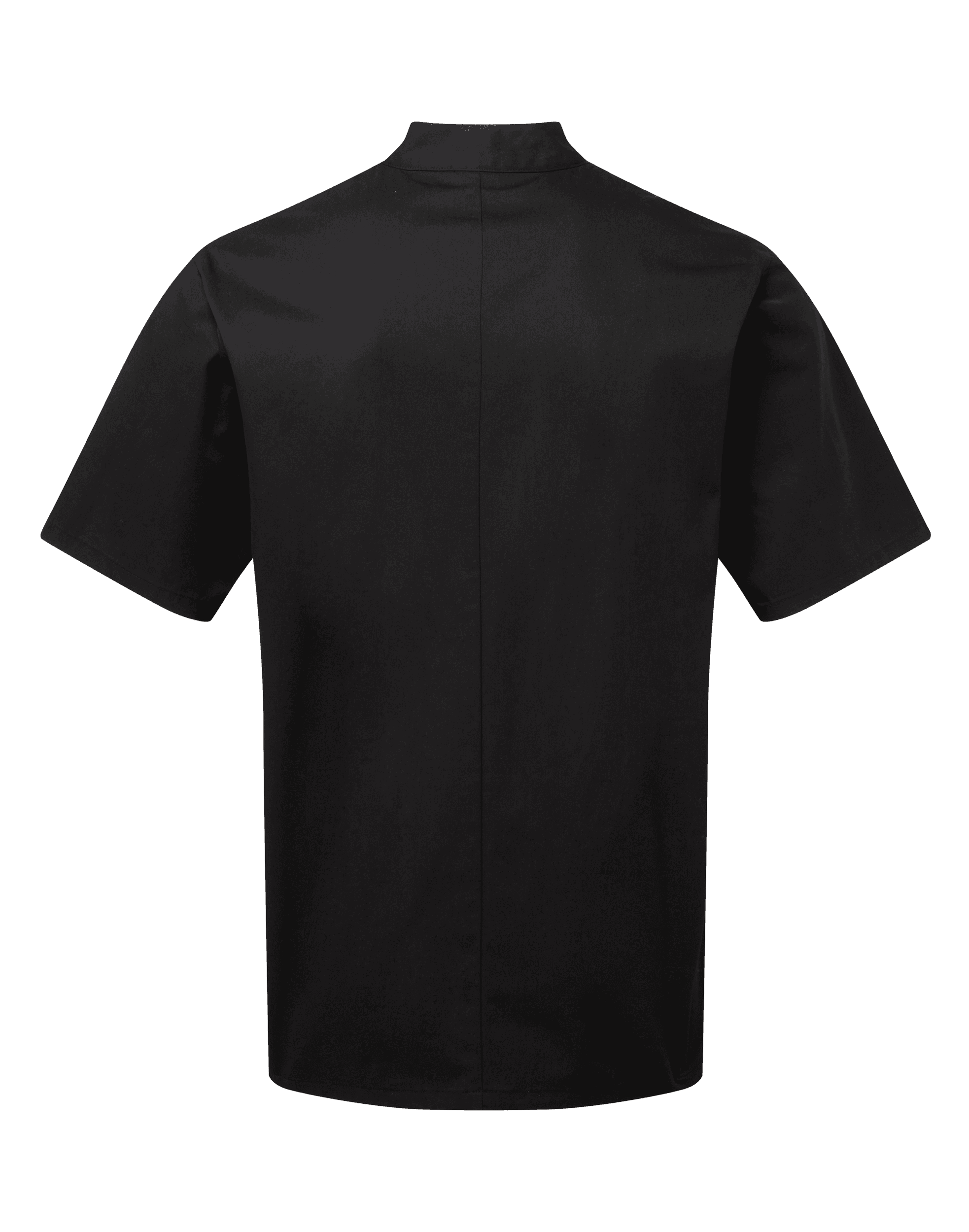 Veste chef cuisinier manches courtes "Essential" — coloris Black (Noir)