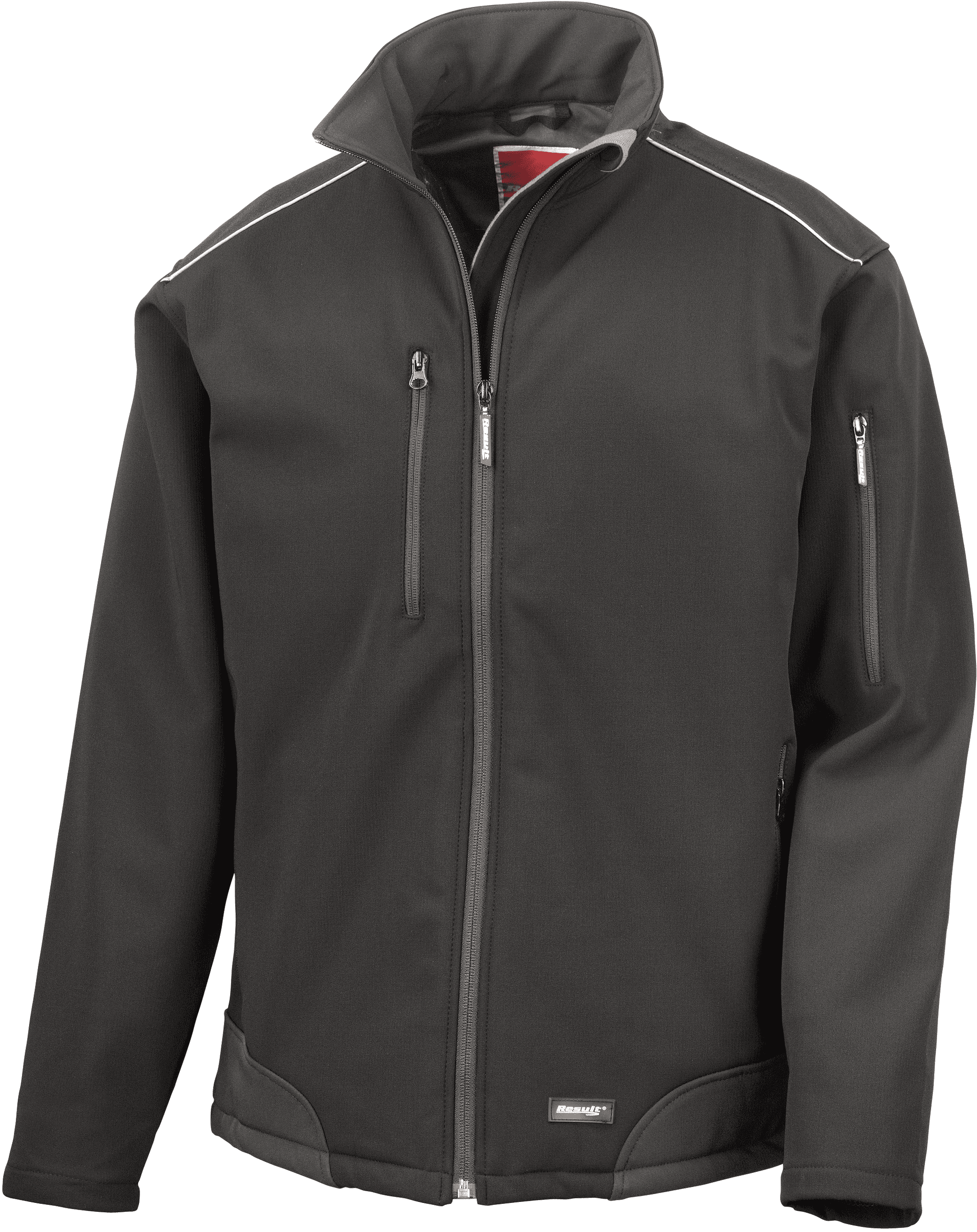 Veste de travail softshell Ripstop avec Cordura® — coloris Black (Noir)
