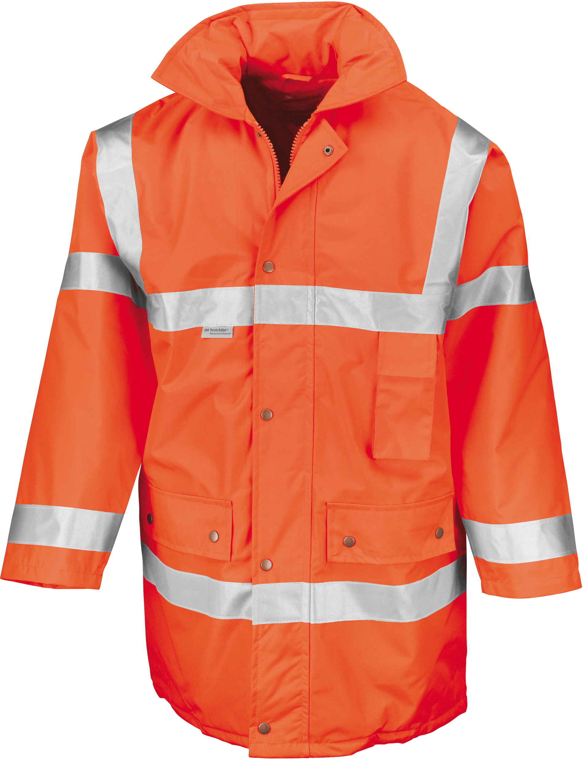Parka de sécurité High Viz — coloris Fluorescent Orange (Orange)