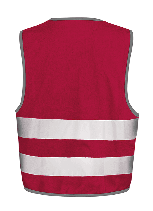 Gilet de visibilité enfant — coloris Burgundy (Rouge)