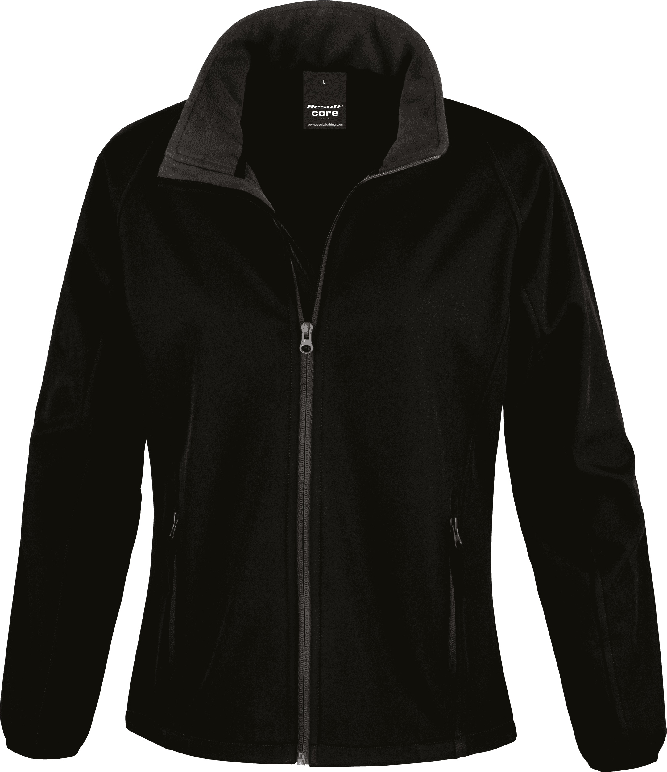 Veste Softshell Femme Printable — coloris Black / Black (Noir)