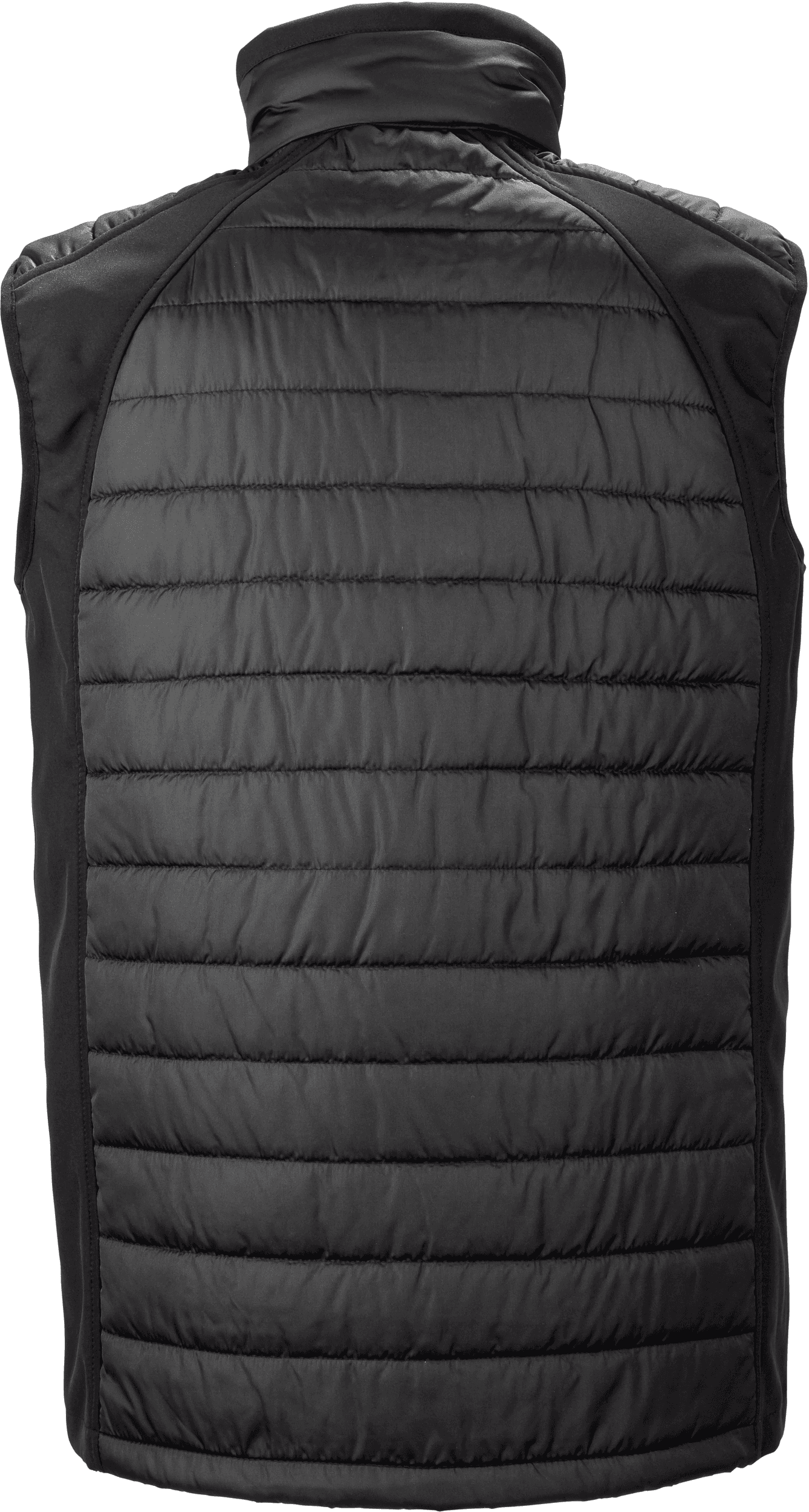 Gilet softshell rembourré black compass recyclé — coloris Black / Grey (Noir)