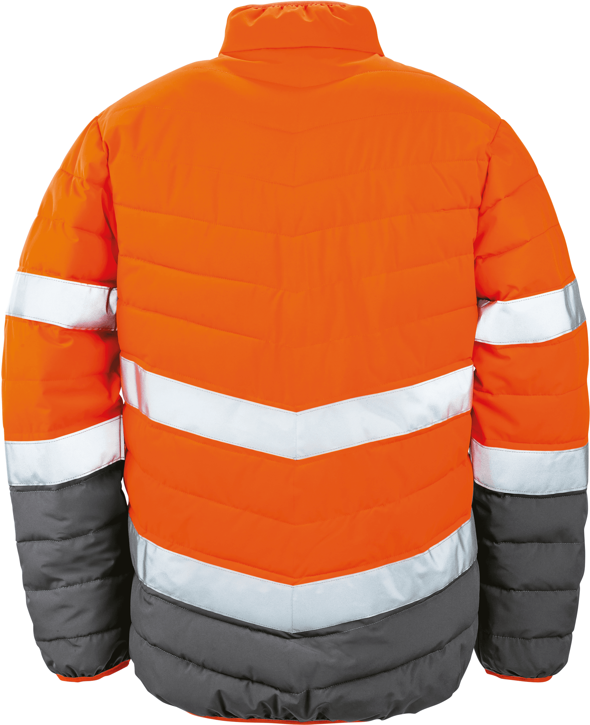 Veste de sécurité toucher doux — coloris Fluorescent Orange / Grey (Orange)