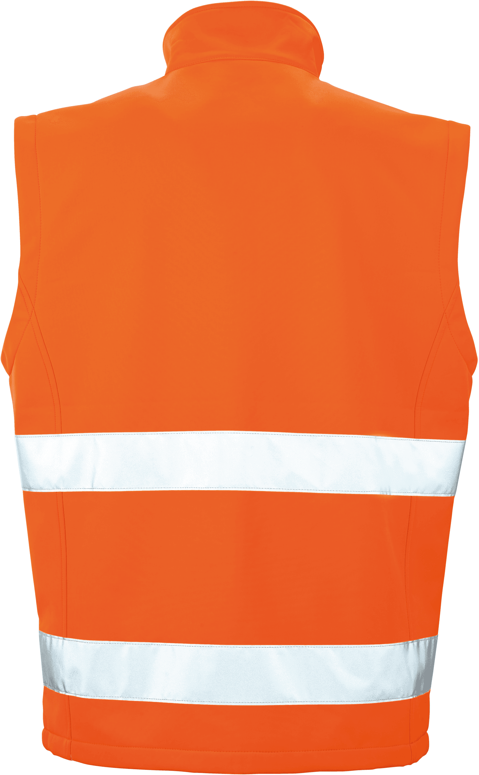 Gilet softshell High Viz — coloris Fluorescent Orange / Black (Orange)