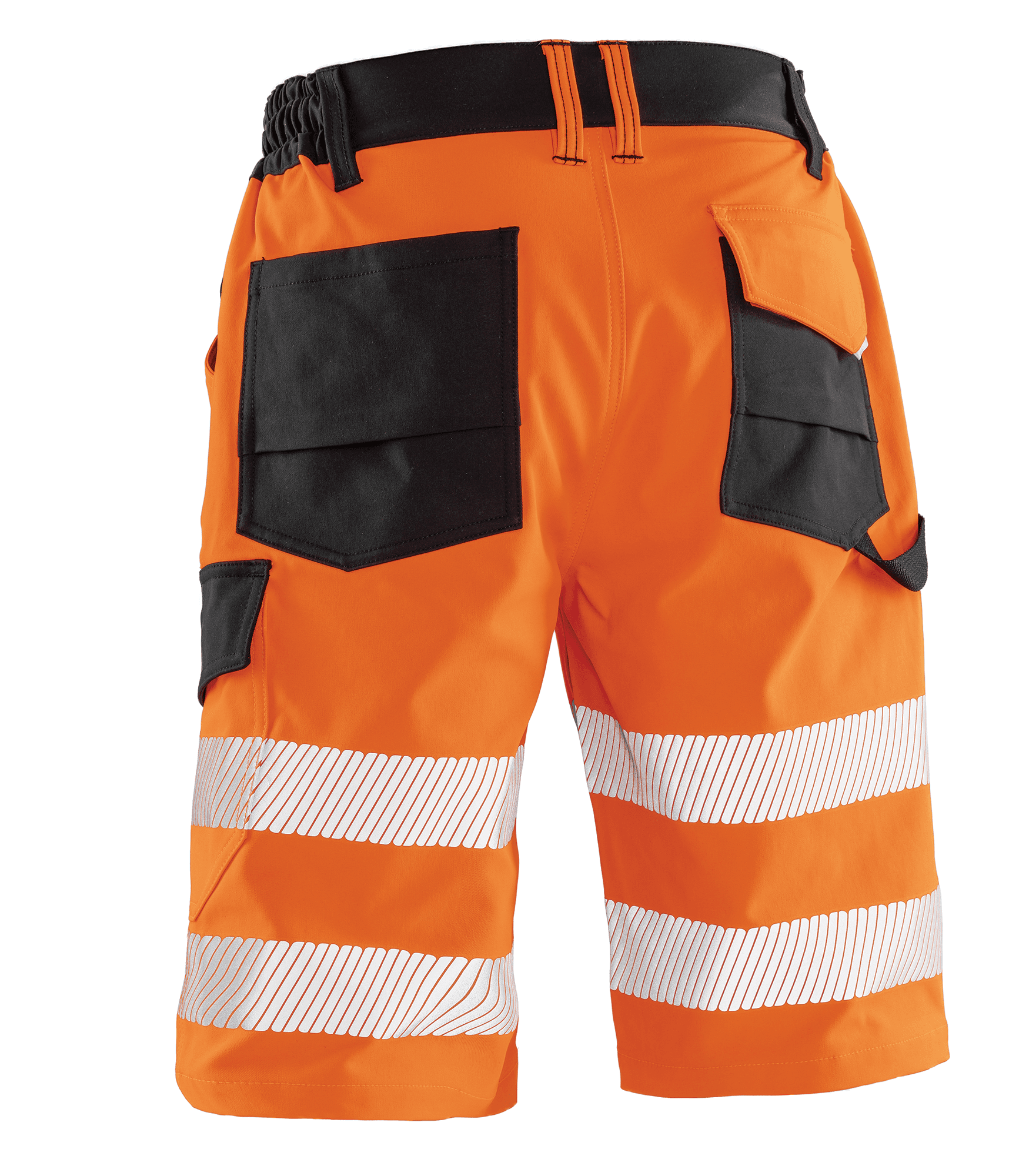 Short de sécurité stretch recyclé Safe-Guard — coloris Fluorescent Orange (Orange)