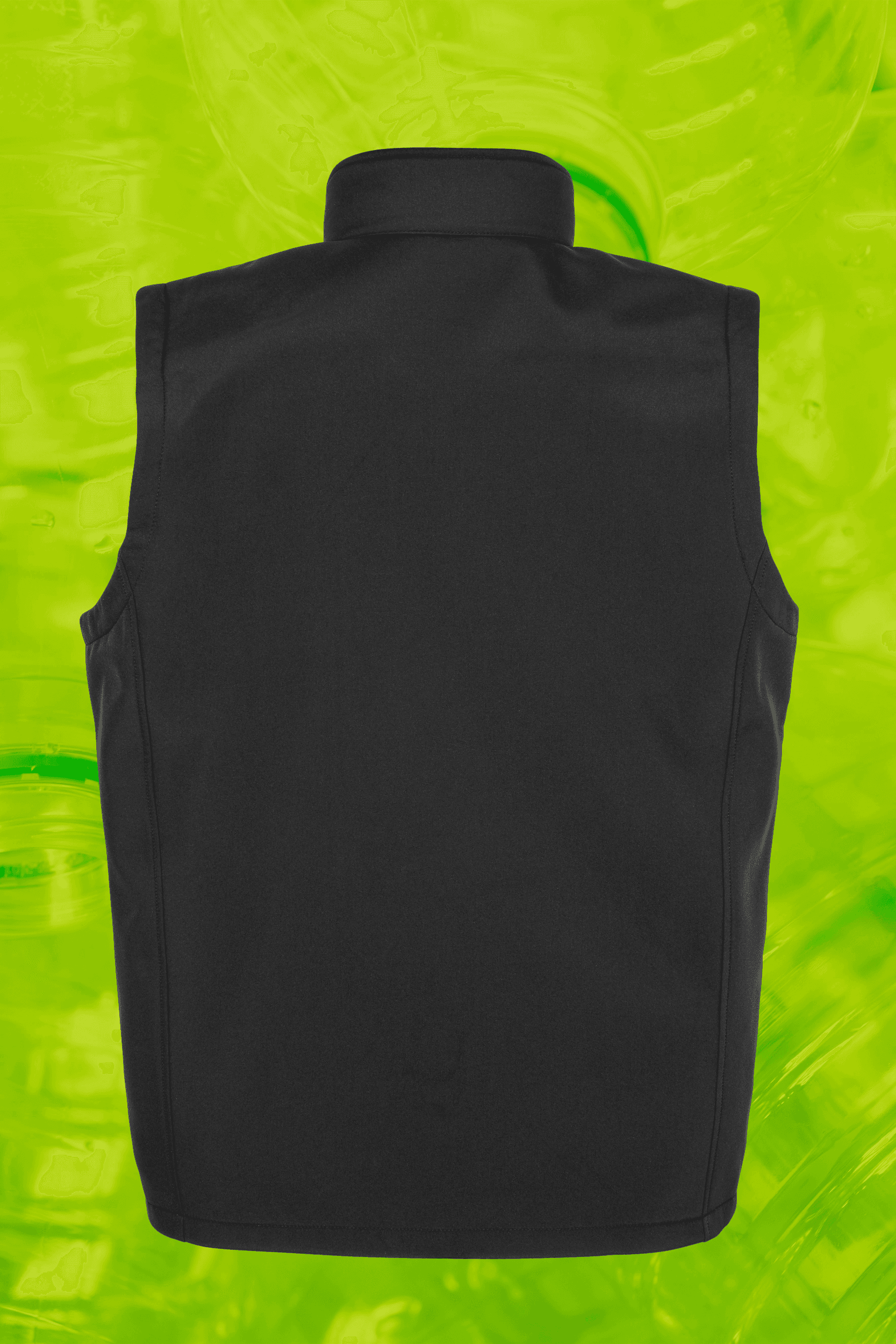 Bodywarmer softshell homme recyclé — coloris Black (Noir)
