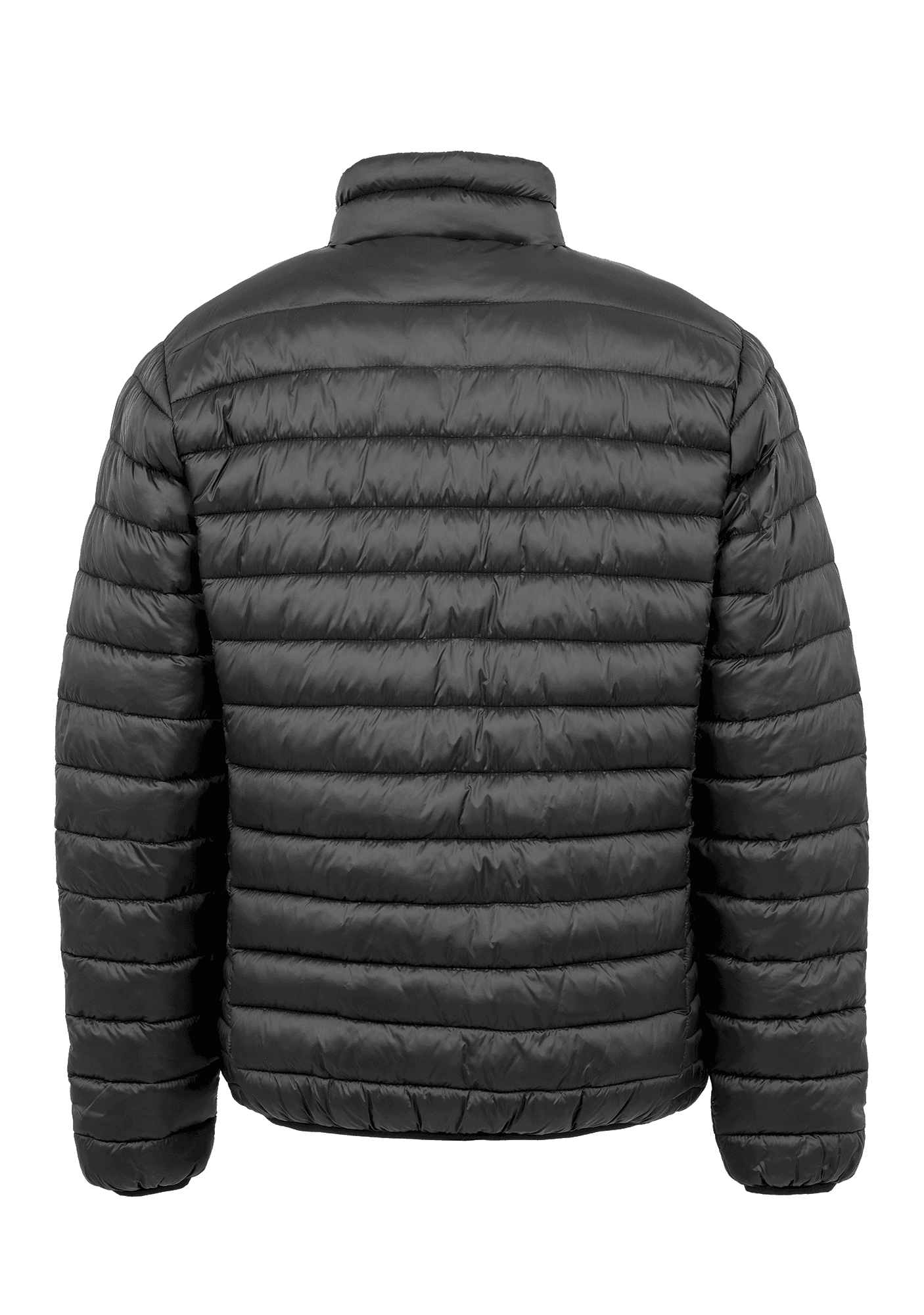 Veste matelassée recyclée sans capuche — coloris Black (Noir)