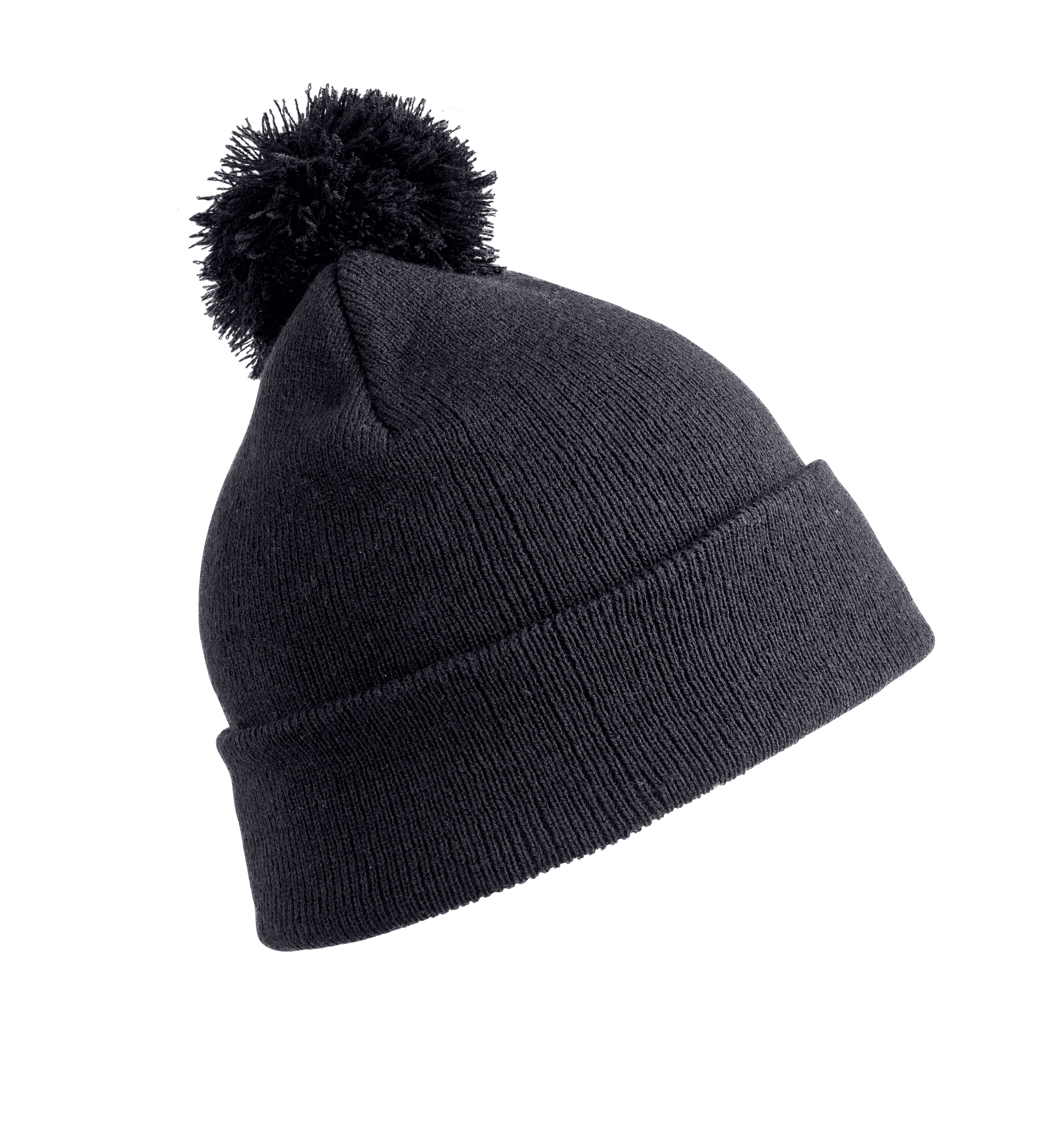 Bonnet pompon BEANIE — coloris Black (Noir)