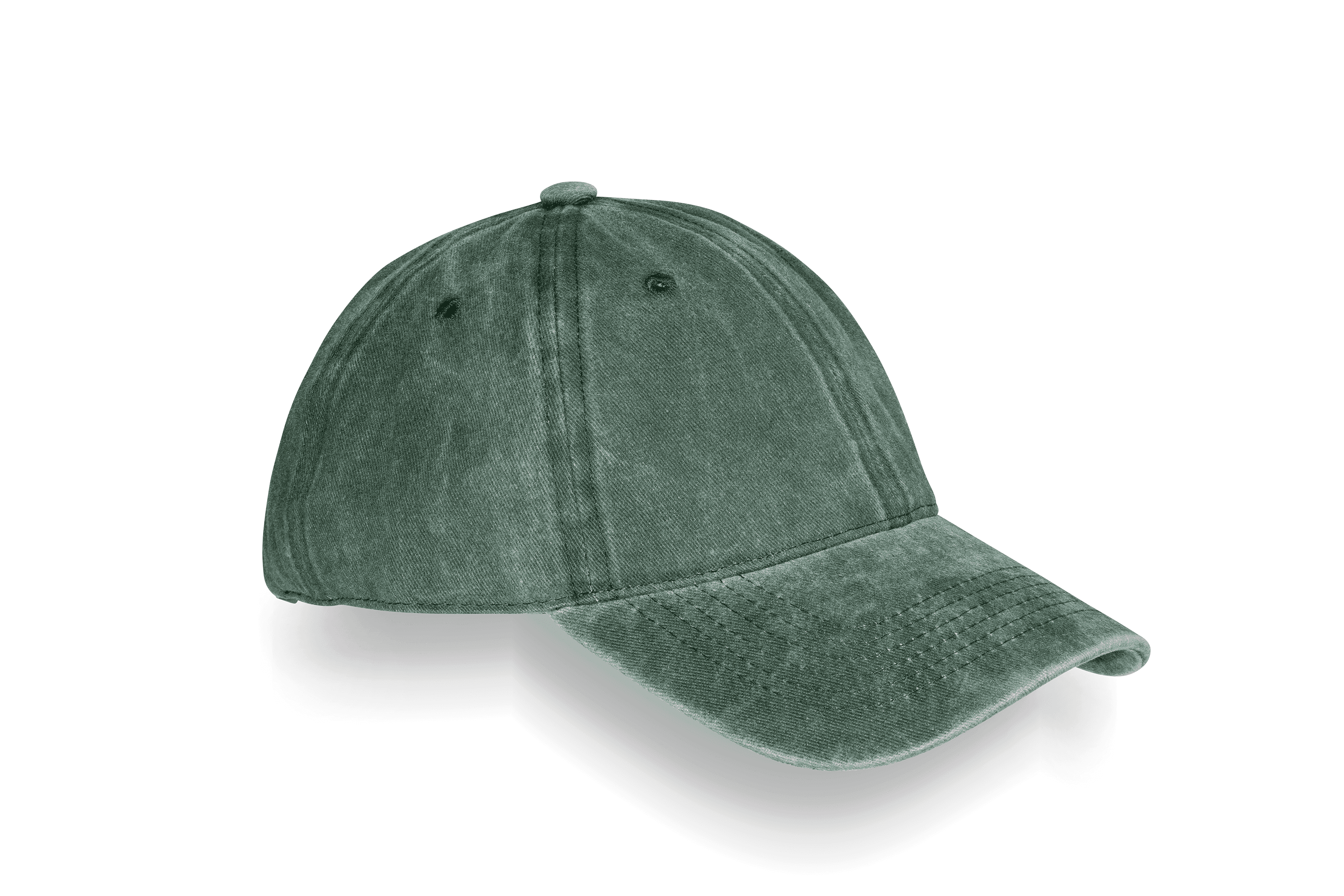 Casquette vintage pur coton — coloris Vintage Bottle (Vert)