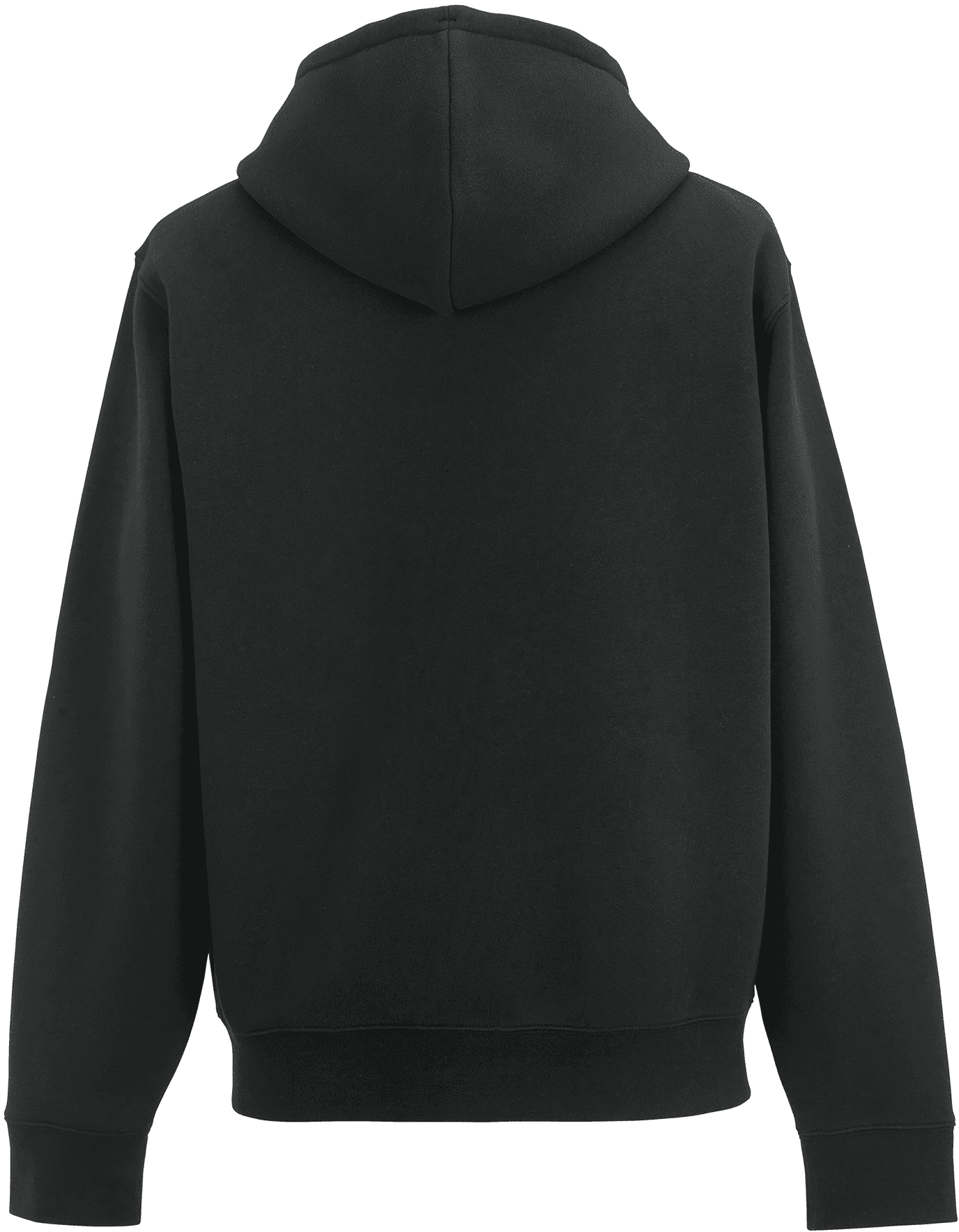 Sweat-shirt zippé capuche Authentic homme — coloris Black (Noir)