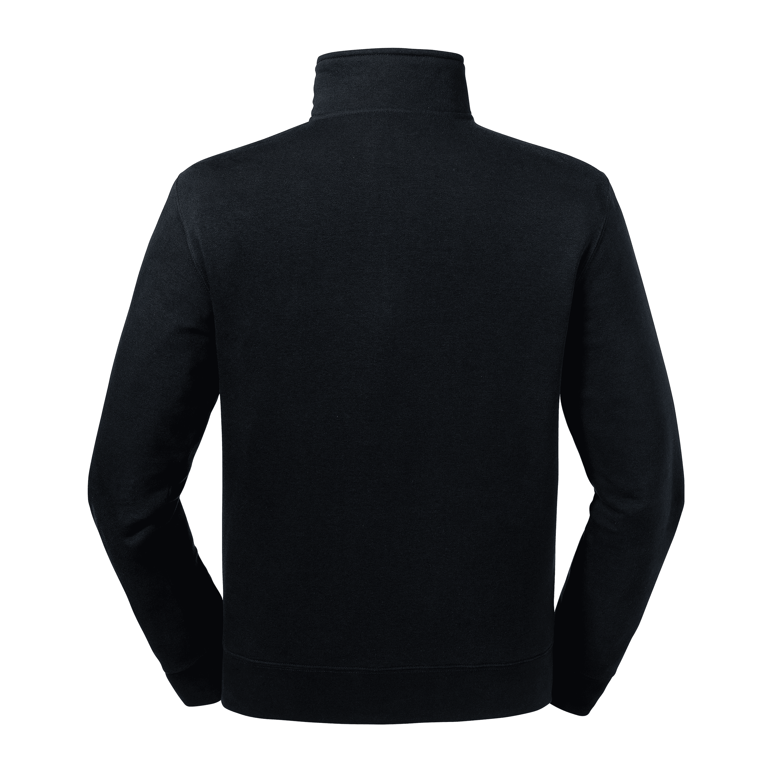 Sweat Col Zippé Authentic — coloris Black (Noir)