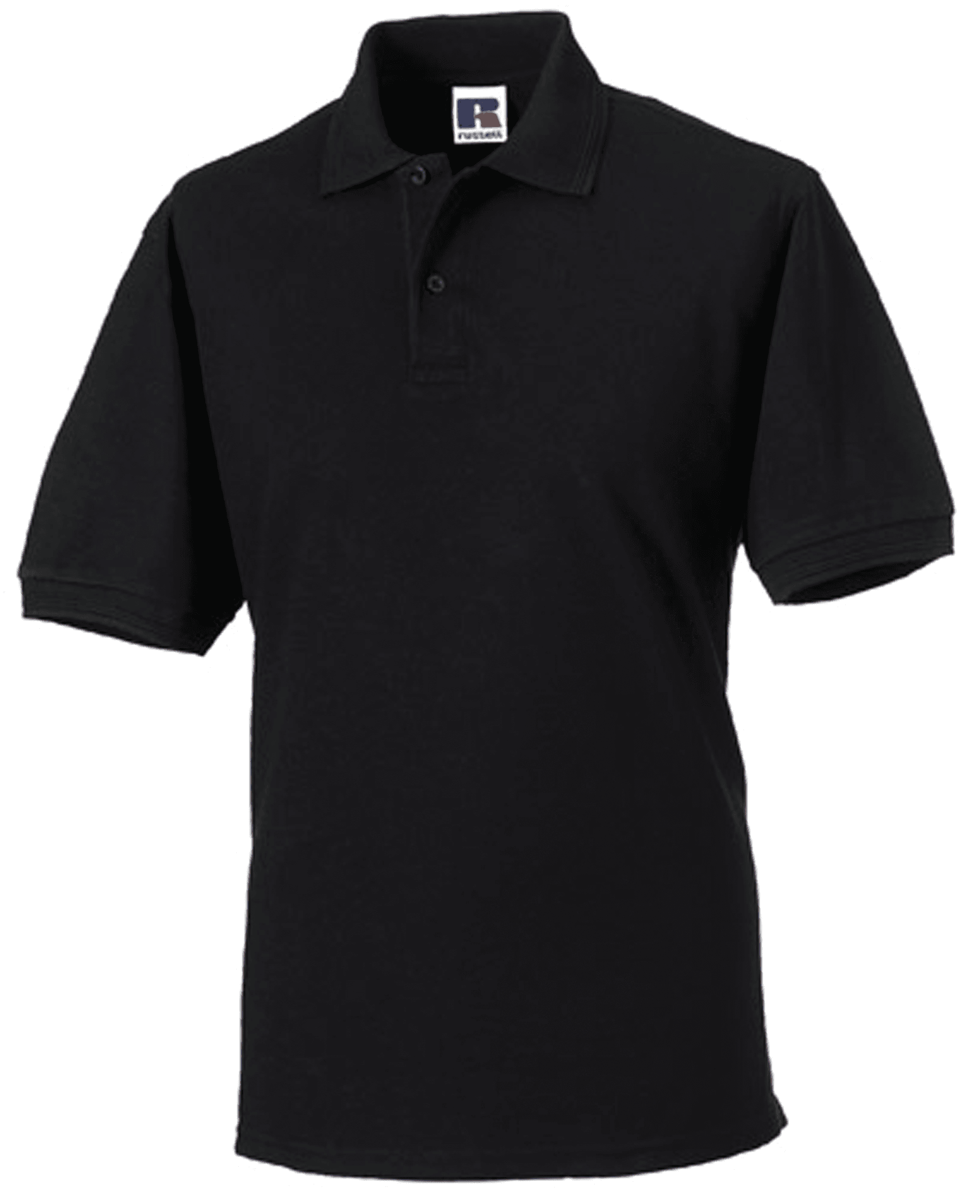 Polo Heavy Duty — coloris Black (Noir)