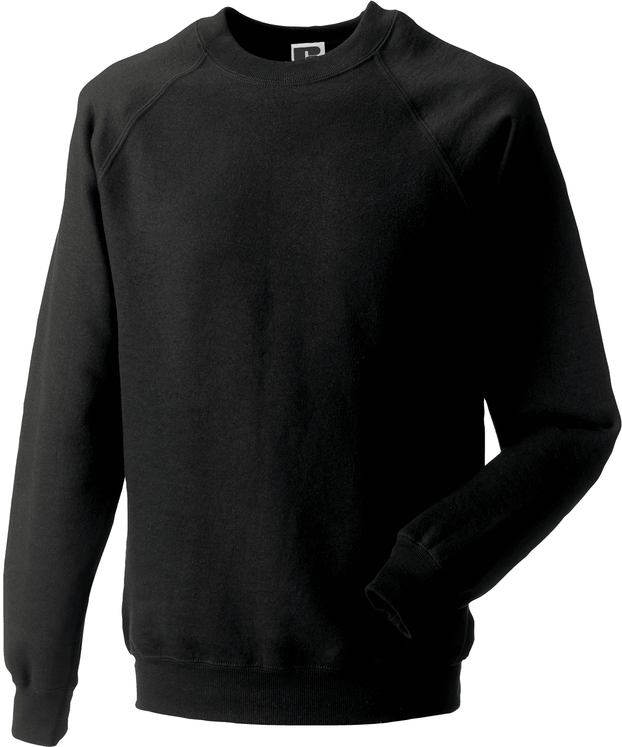 Sweat-shirt col rond Classic — coloris Black (Noir)