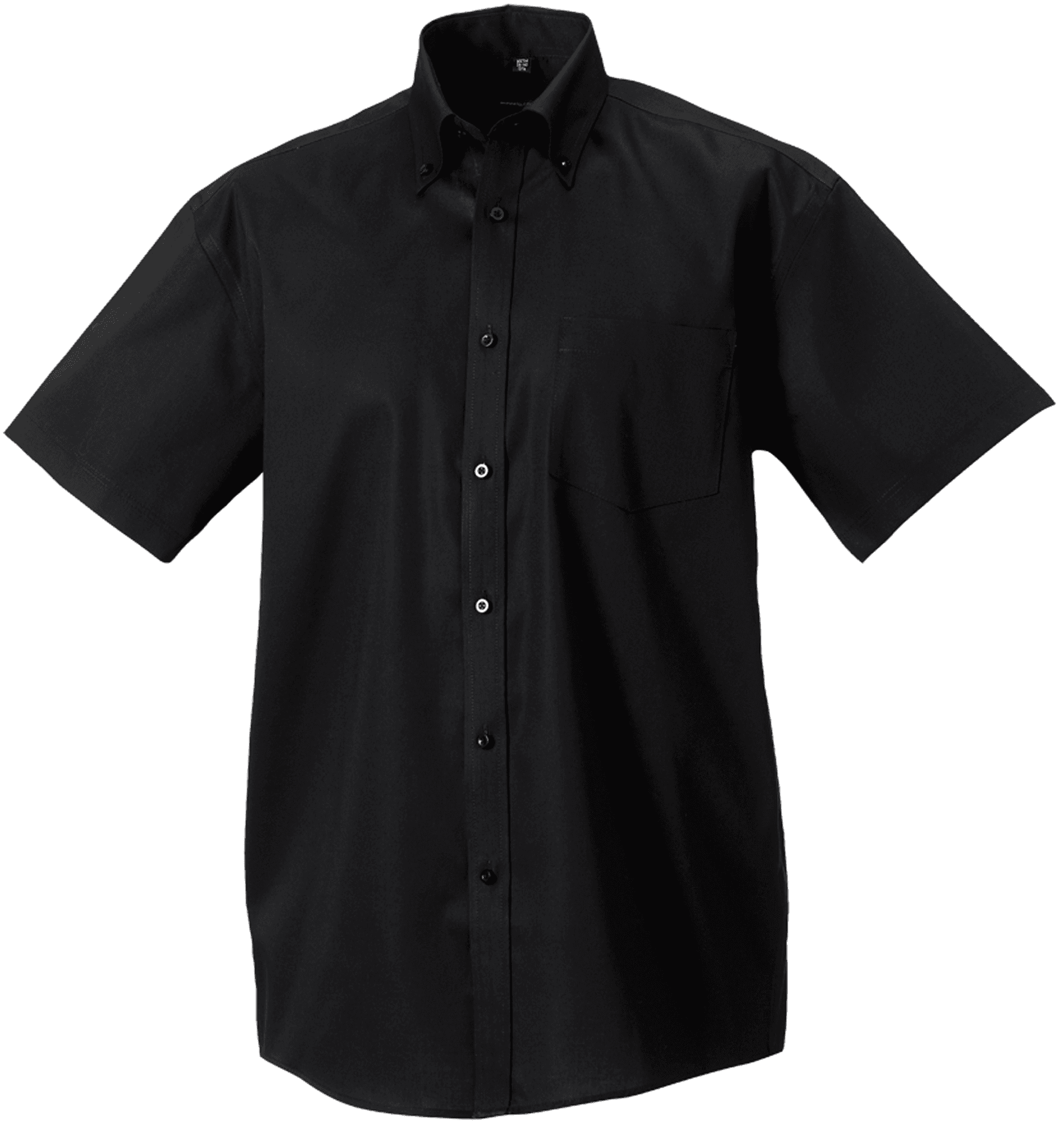 Chemise homme manches courtes Non Iron - classique — coloris Black (Noir)