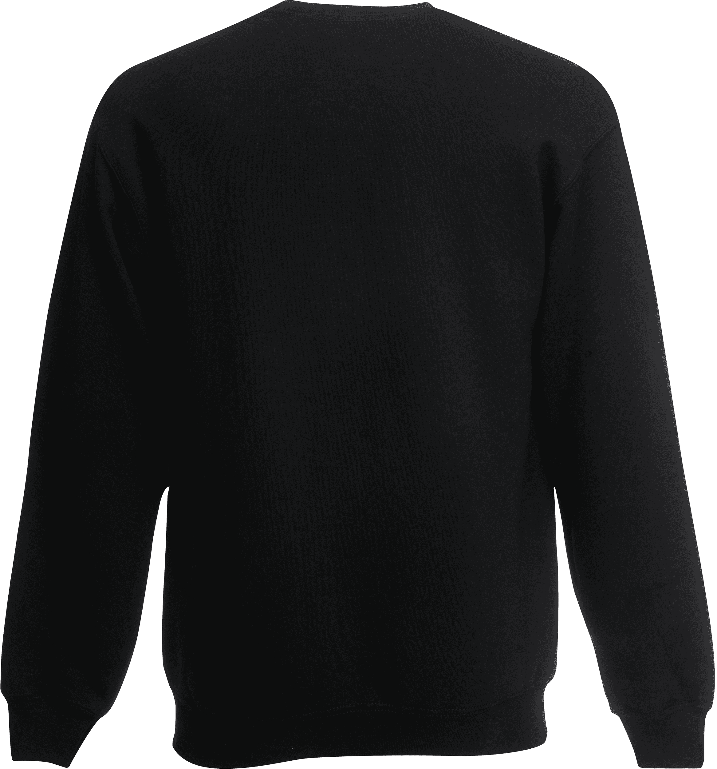 Sweat-shirt col rond Classic (62-202-0) — coloris Black (Noir)