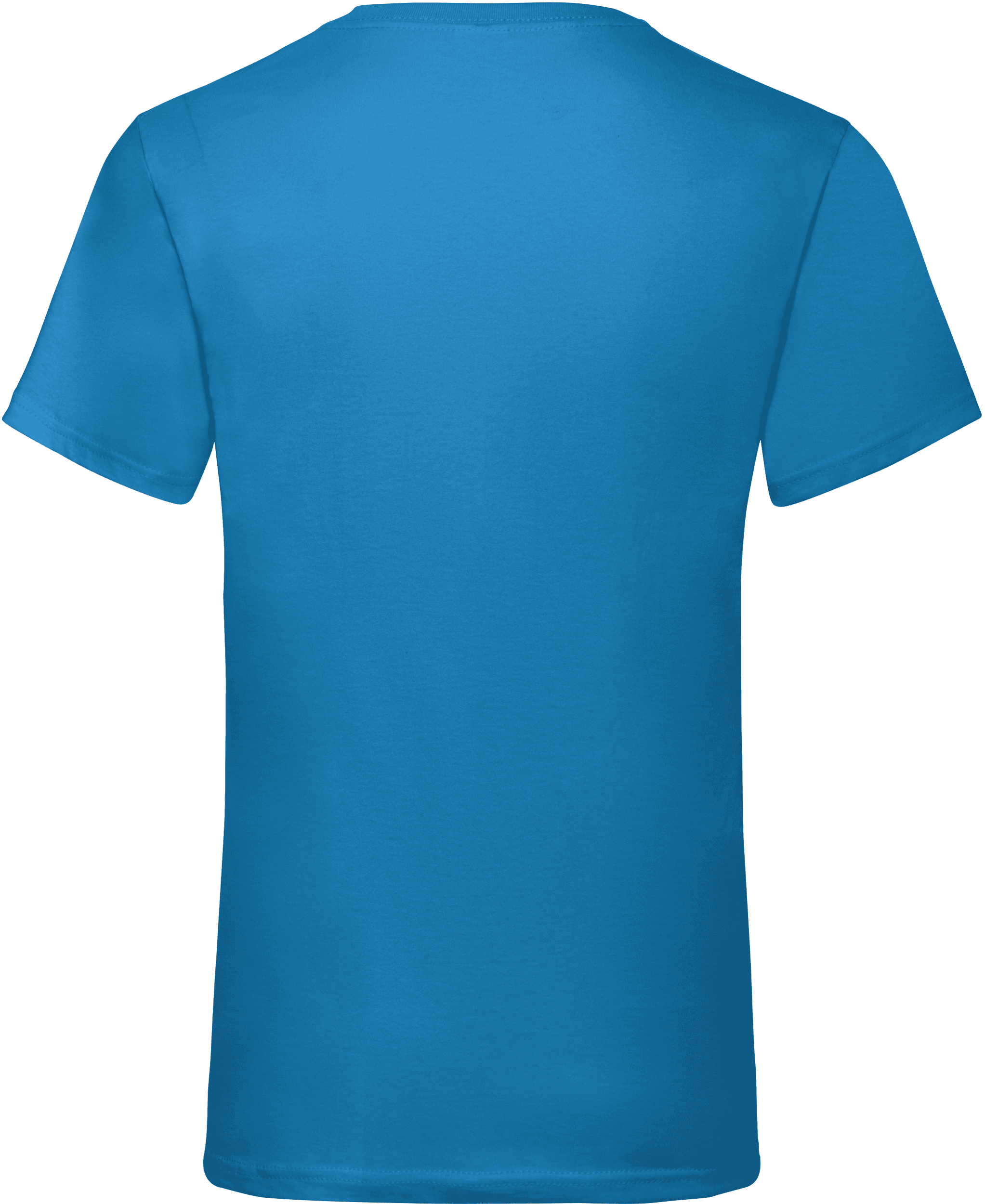 T-shirt homme col v Valueweight (61-066-0) — coloris Azur Blue (Bleu)
