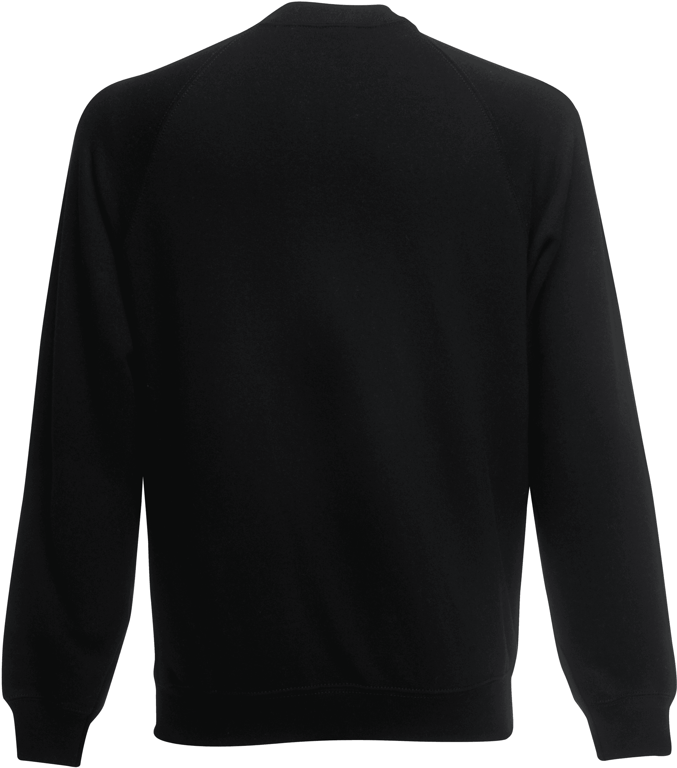 Sweat-shirt manches raglan (62-216-0) — coloris Black (Noir)