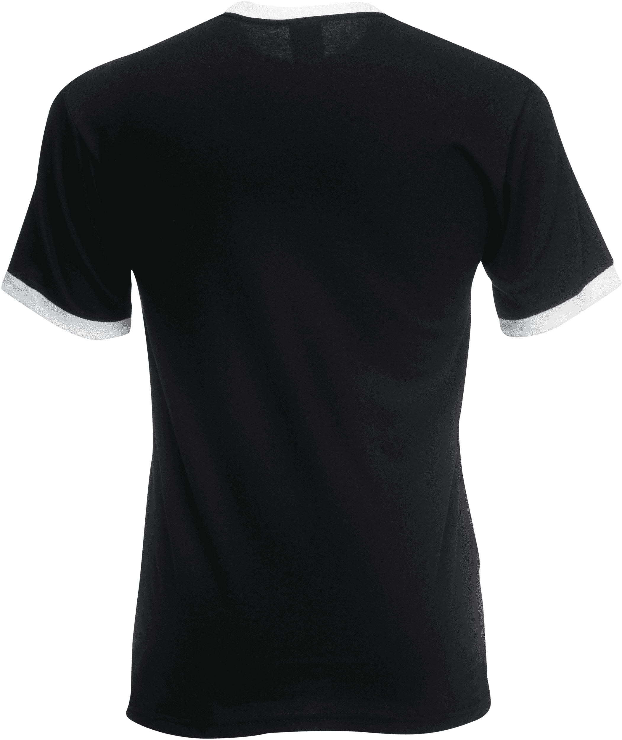 T-shirt Ringer Valueweight — coloris Black / White (Noir)