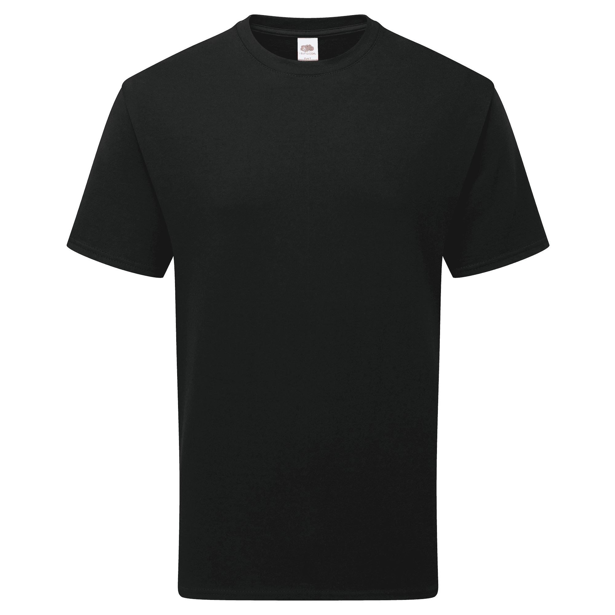 T-shirt pur coton — coloris Black (Noir)