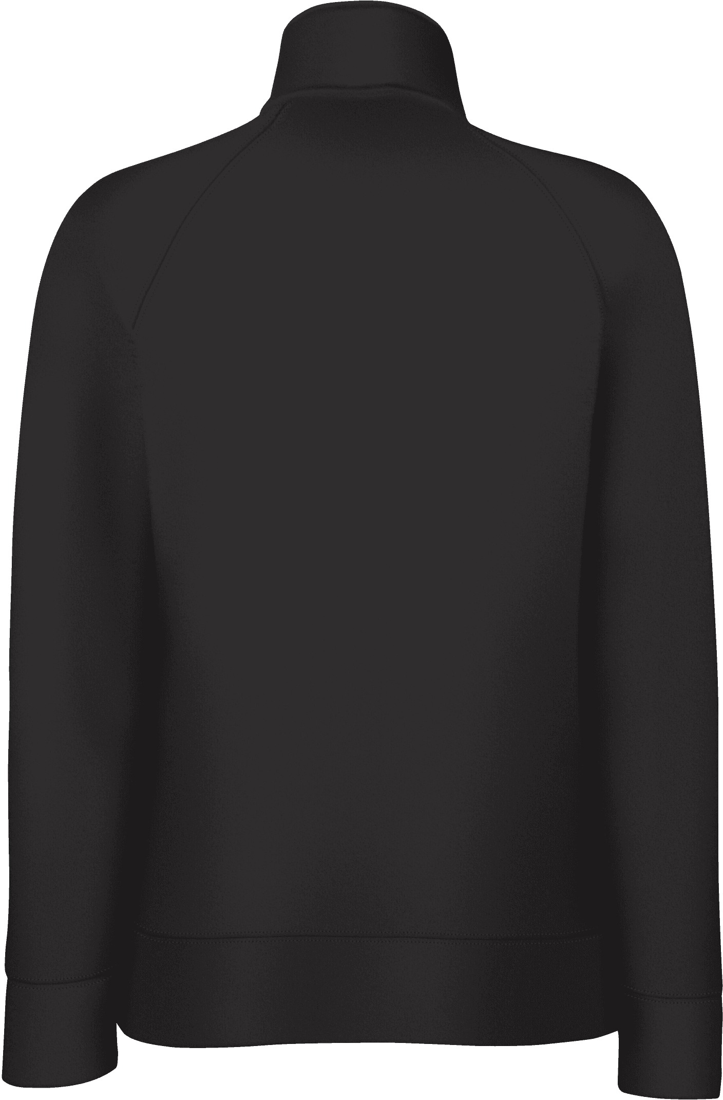 Veste femme molleton zippée Premium (62-116-0) — coloris Black (Noir)
