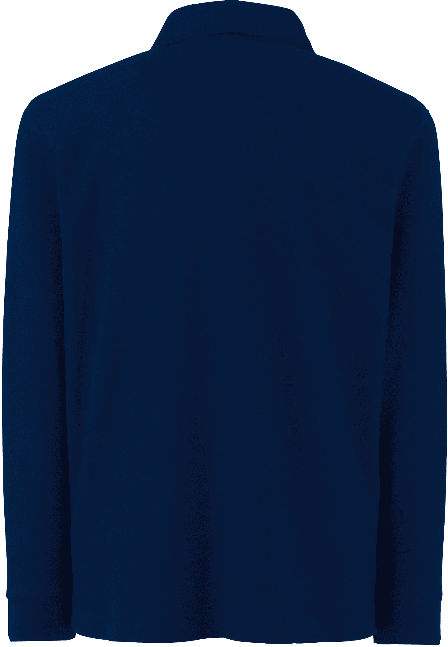 Polo enfant 65/35 manches longues — coloris Deep Navy (Bleu)