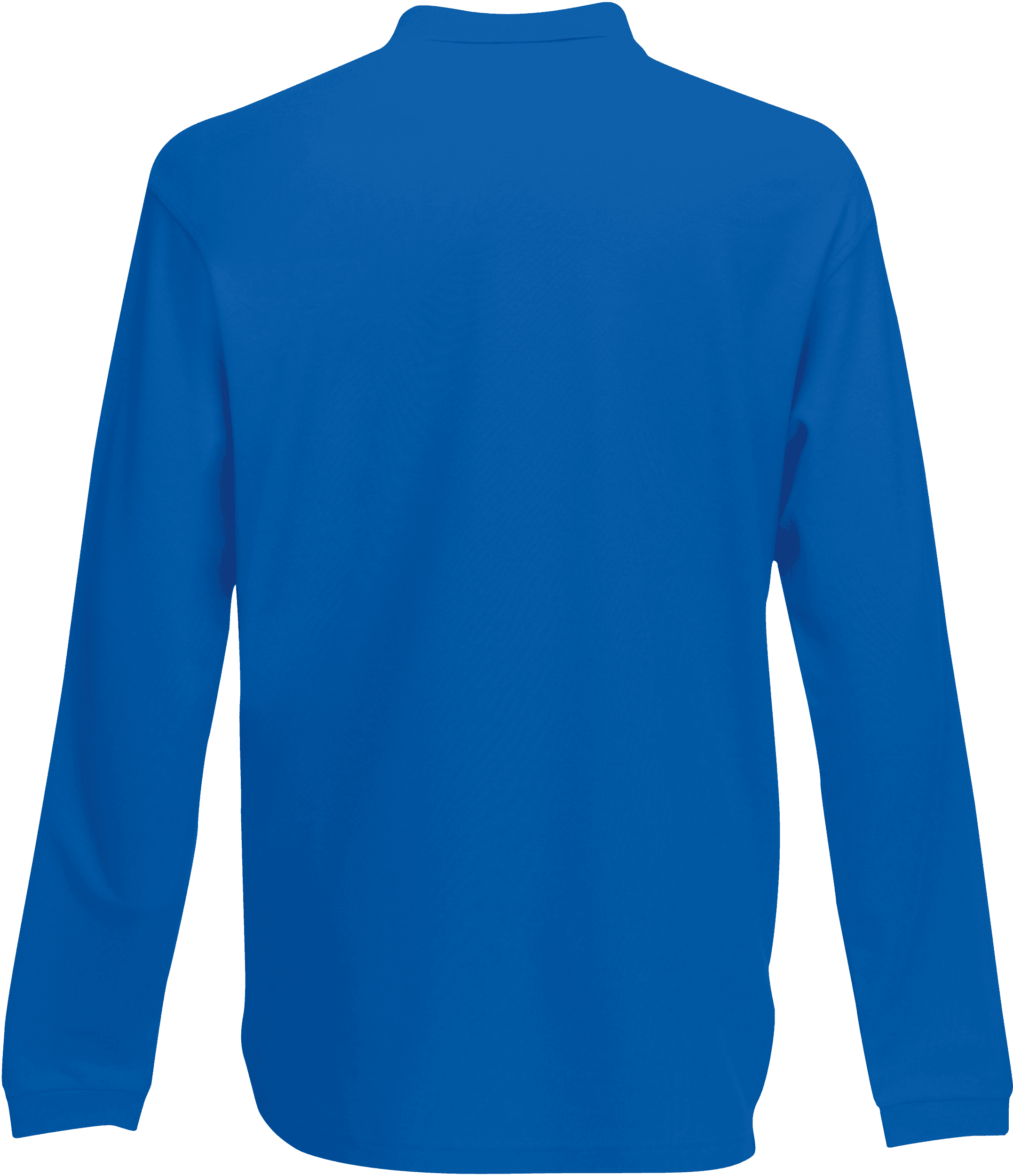 Polo enfant 65/35 manches longues — coloris Royal Blue (Bleu)