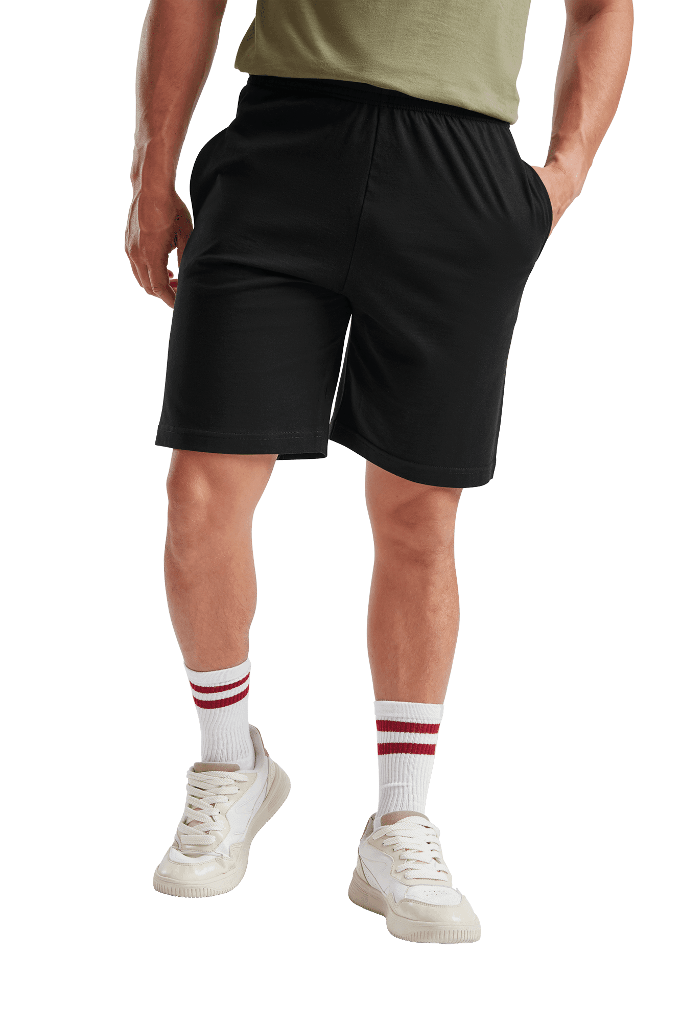 Short en jersey — coloris Black (Noir)