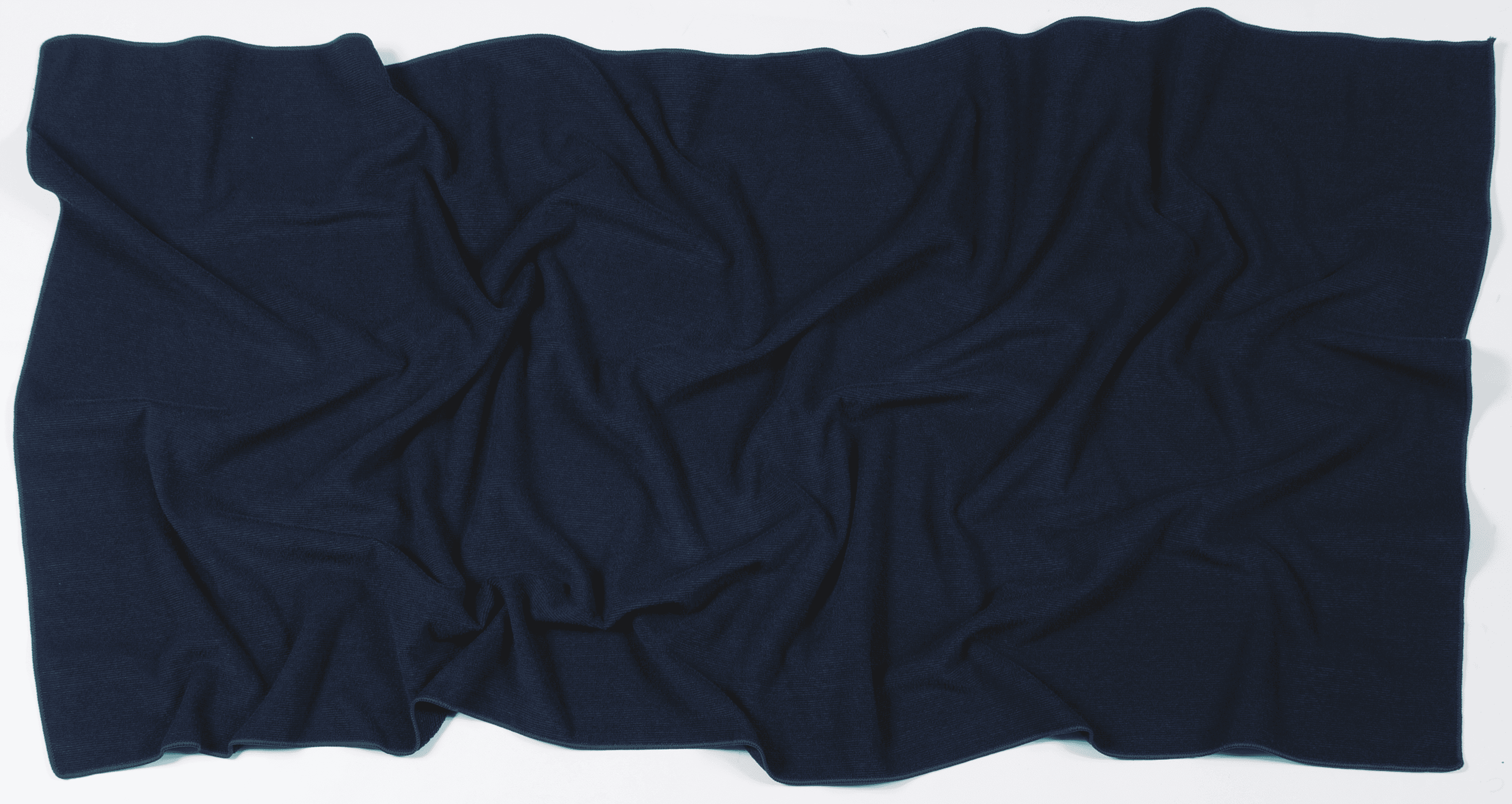 Serviette de bain microfibre — coloris Navy (Bleu)