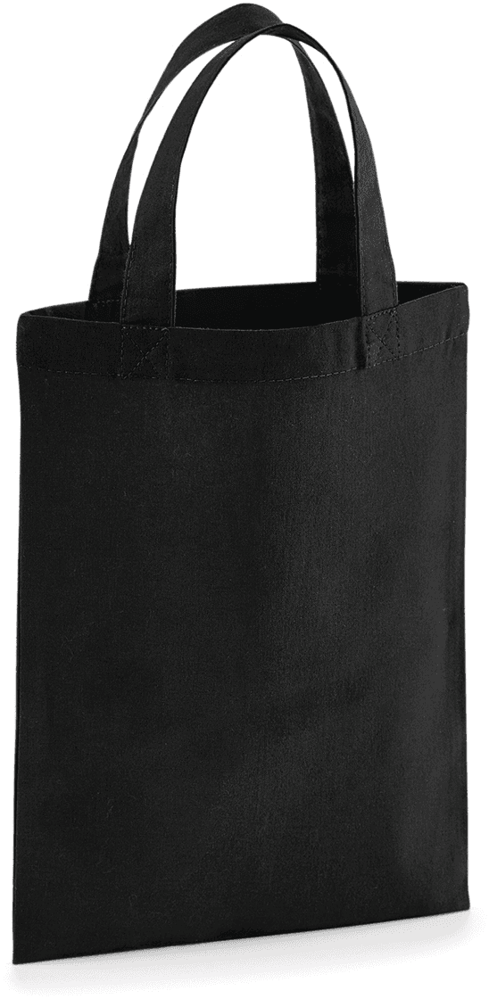 Sac cadeau coton — coloris Black (Noir)
