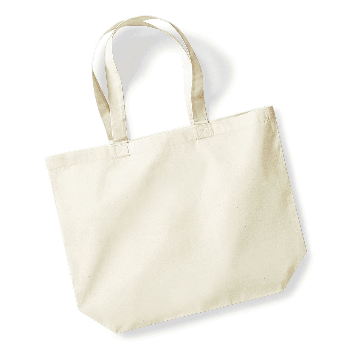 Sac shopping en coton — coloris Natural (Beige)